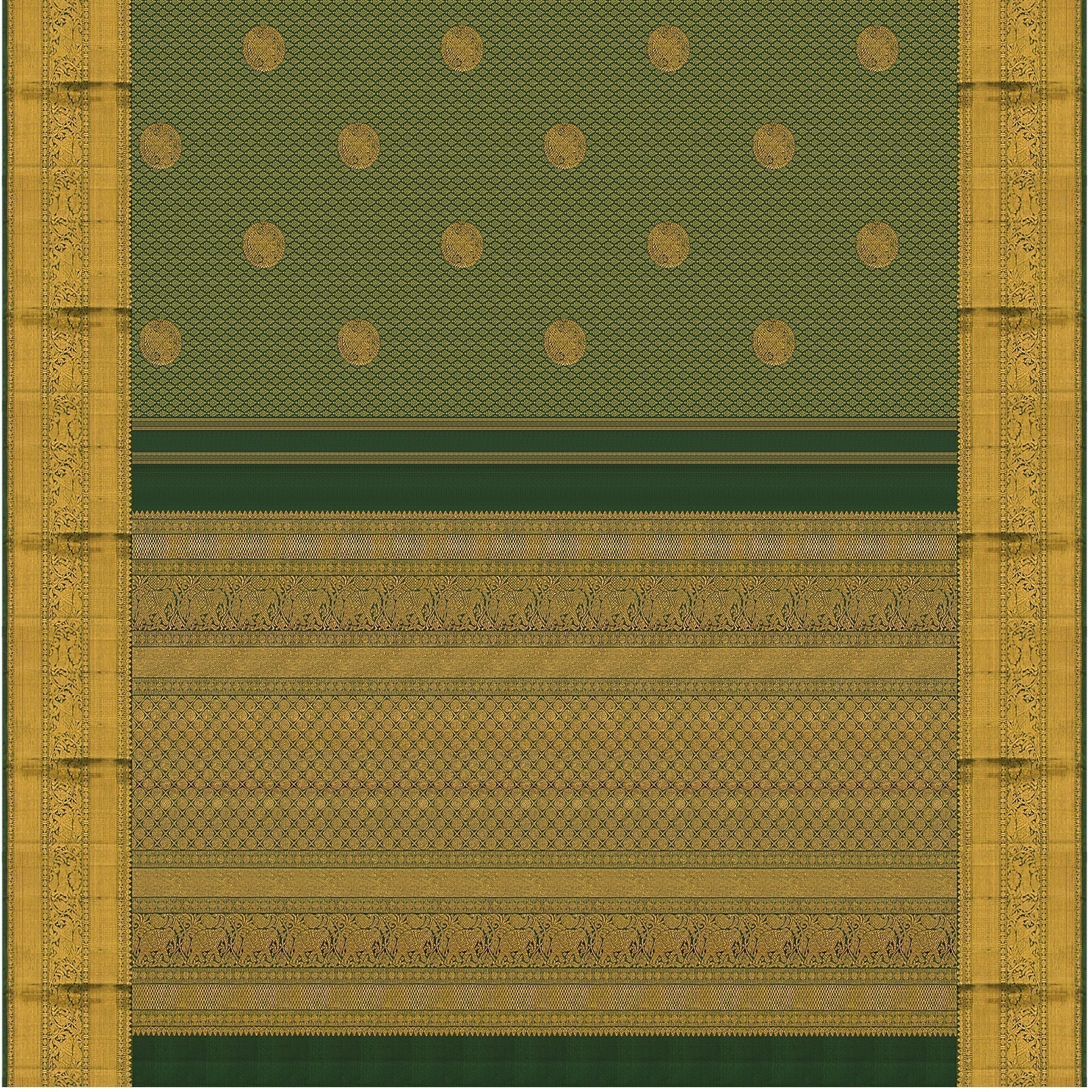 Kanakavalli Kanjivaram Silk Sari 22-110-HS001-09457 - Full View