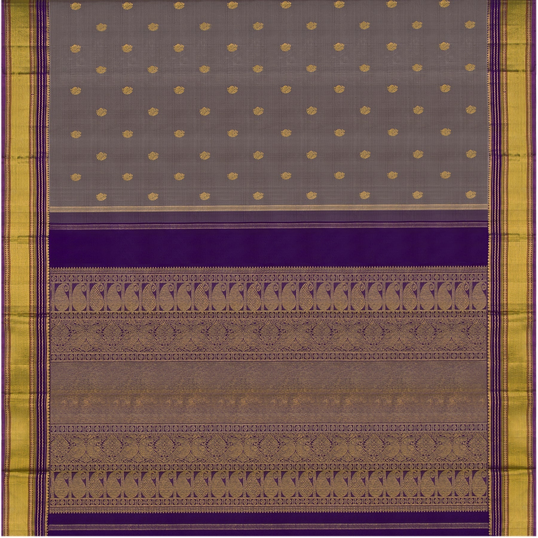 Kanakavalli Kanjivaram Silk Sari 22-110-HS001-09468 - Full View