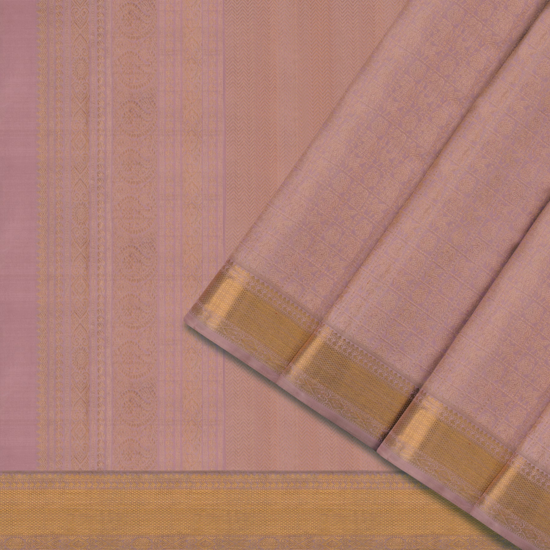 Kanakavalli Kanjivaram Silk Sari 22-110-HS001-09474 - Cover View