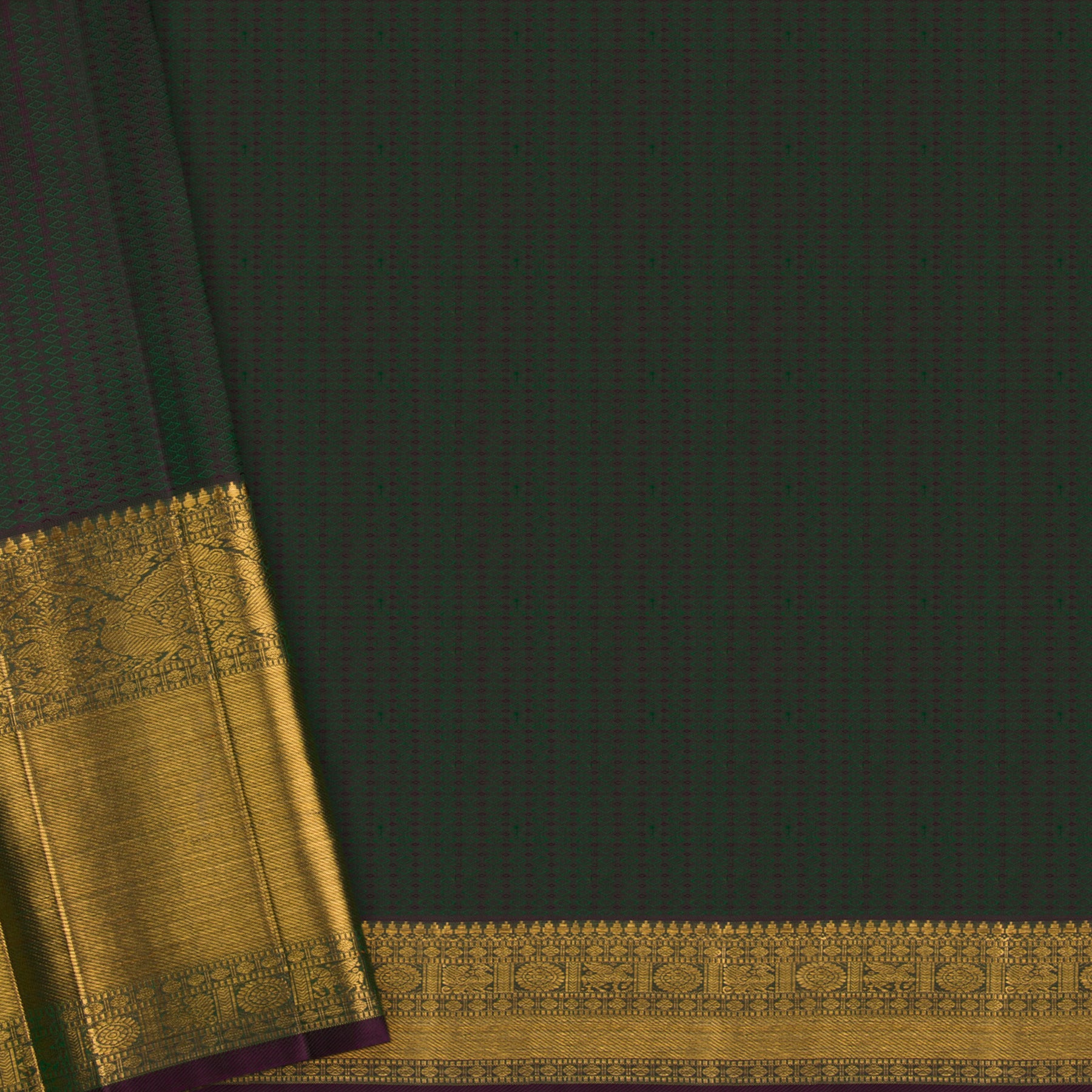 Kanakavalli Kanjivaram Silk Sari 22-110-HS001-09545 - Blouse View