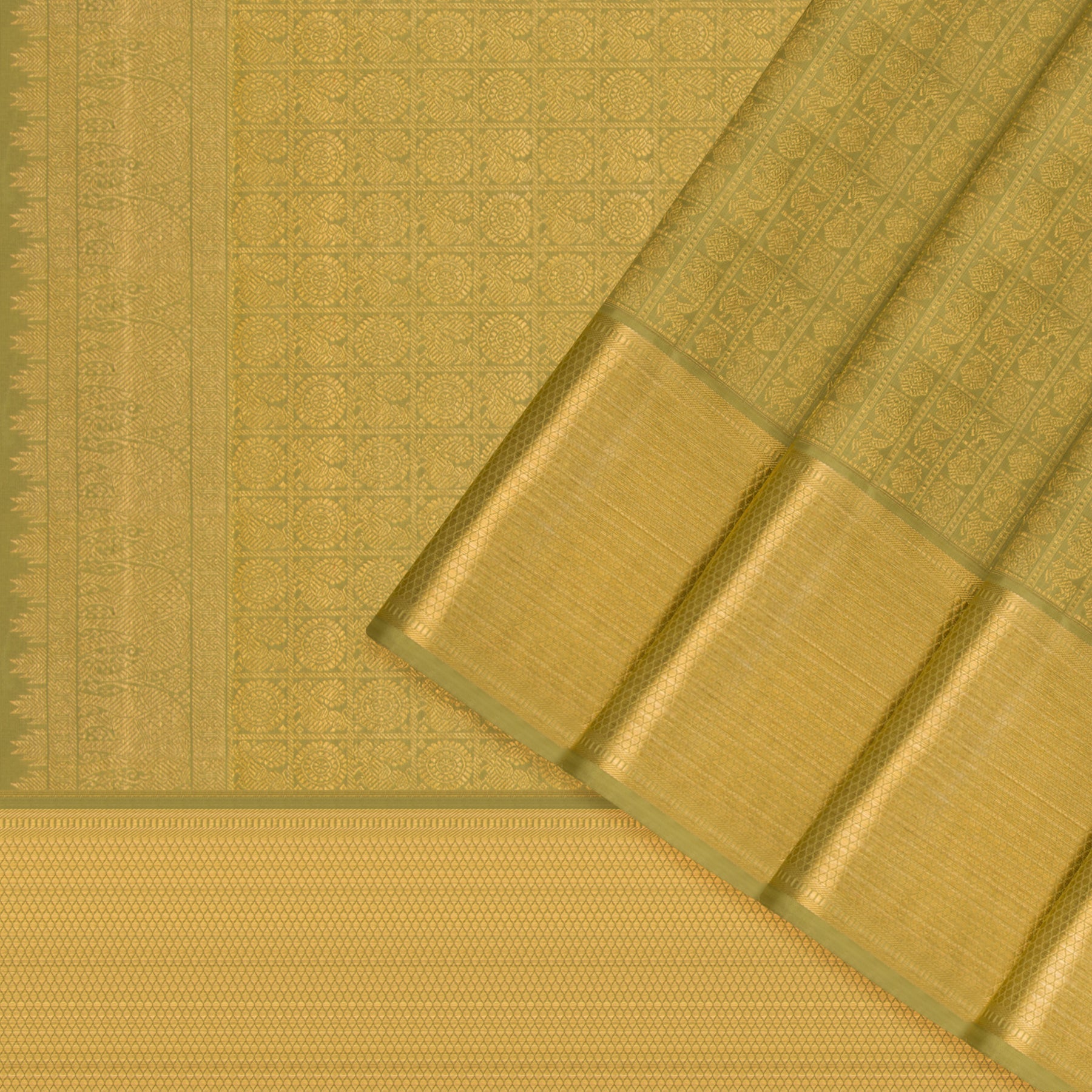Kanakavalli Kanjivaram Silk Sari 22-110-HS001-10355 - Cover View