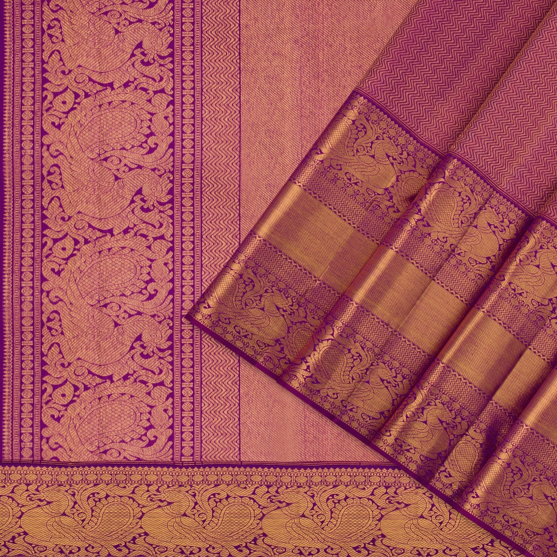Kanakavalli Kanjivaram Silk Sari 22-110-HS001-10555 - Cover  View