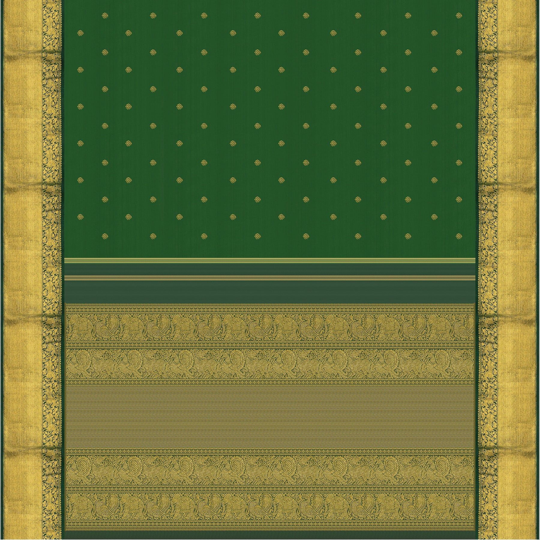 Kanakavalli Kanjivaram Silk Sari 22-110-HS001-10557 - Full View