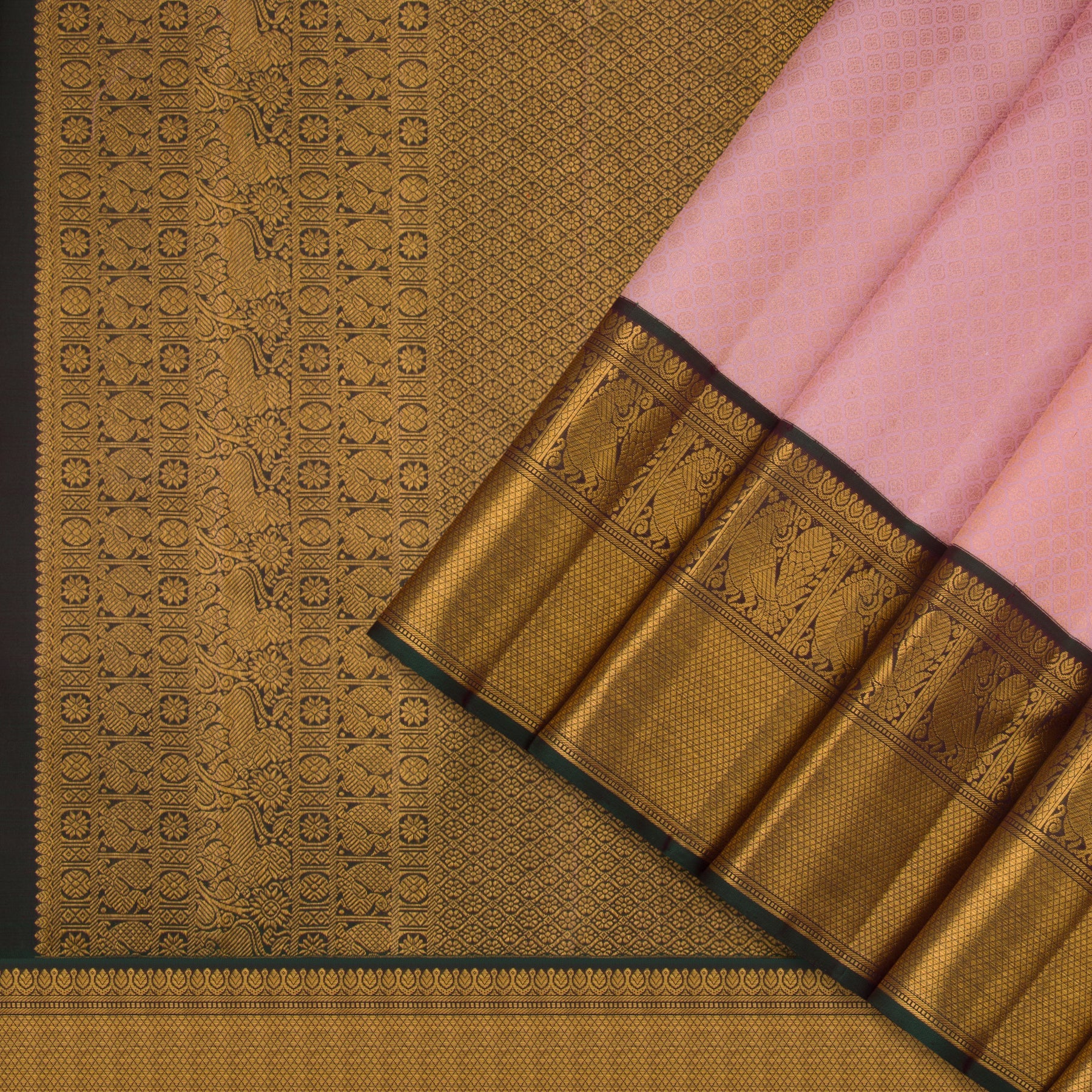 Kanakavalli Kanjivaram Silk Sari 22-110-HS001-10590 - Cover View