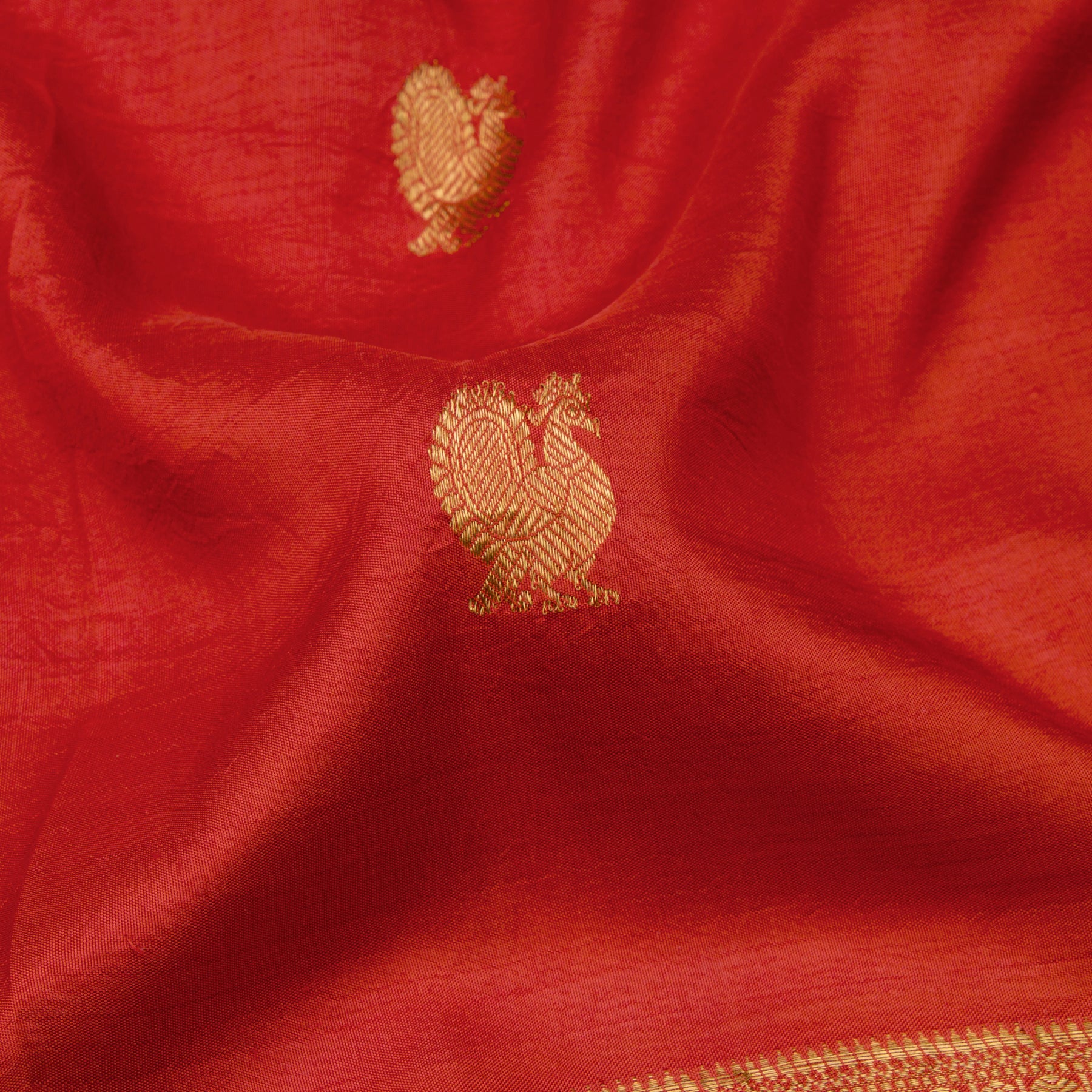 Kanakavalli Kanjivaram Silk Sari 22-110-HS001-11015 - Fabric View