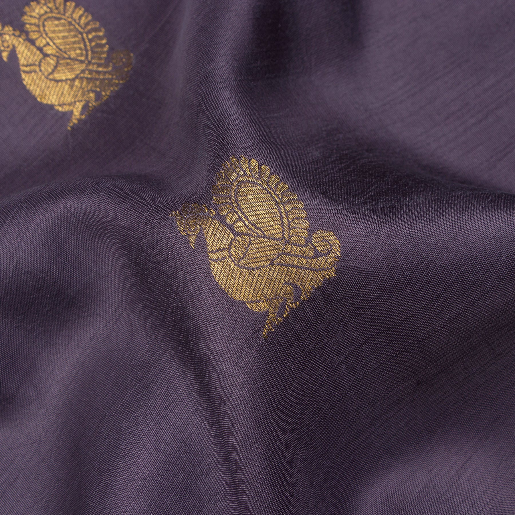 Kanakavalli Kanjivaram Silk Sari 22-110-HS001-11048 - Fabric View