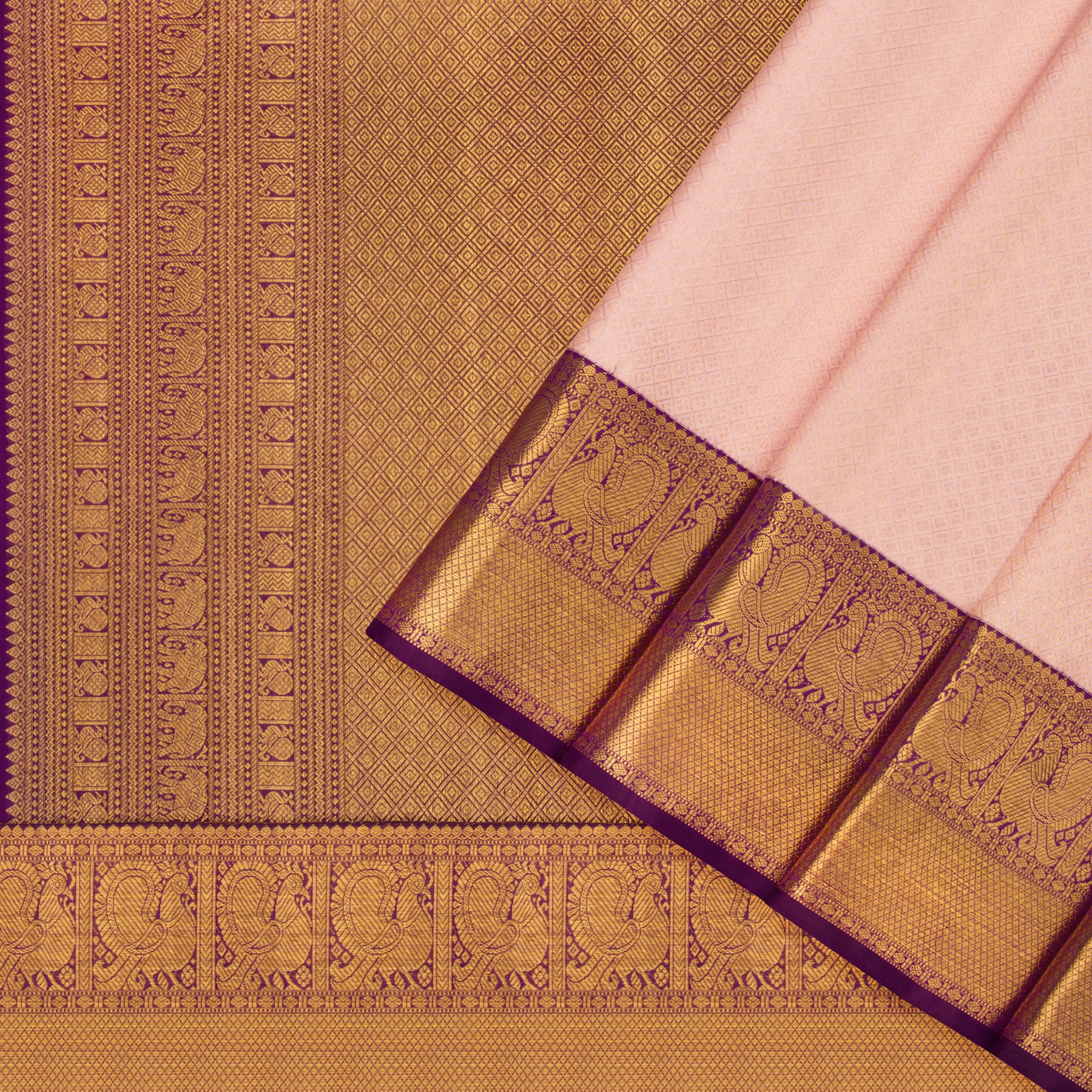 Kanakavalli Kanjivaram Silk Sari 22-110-HS001-11088 - Cover View