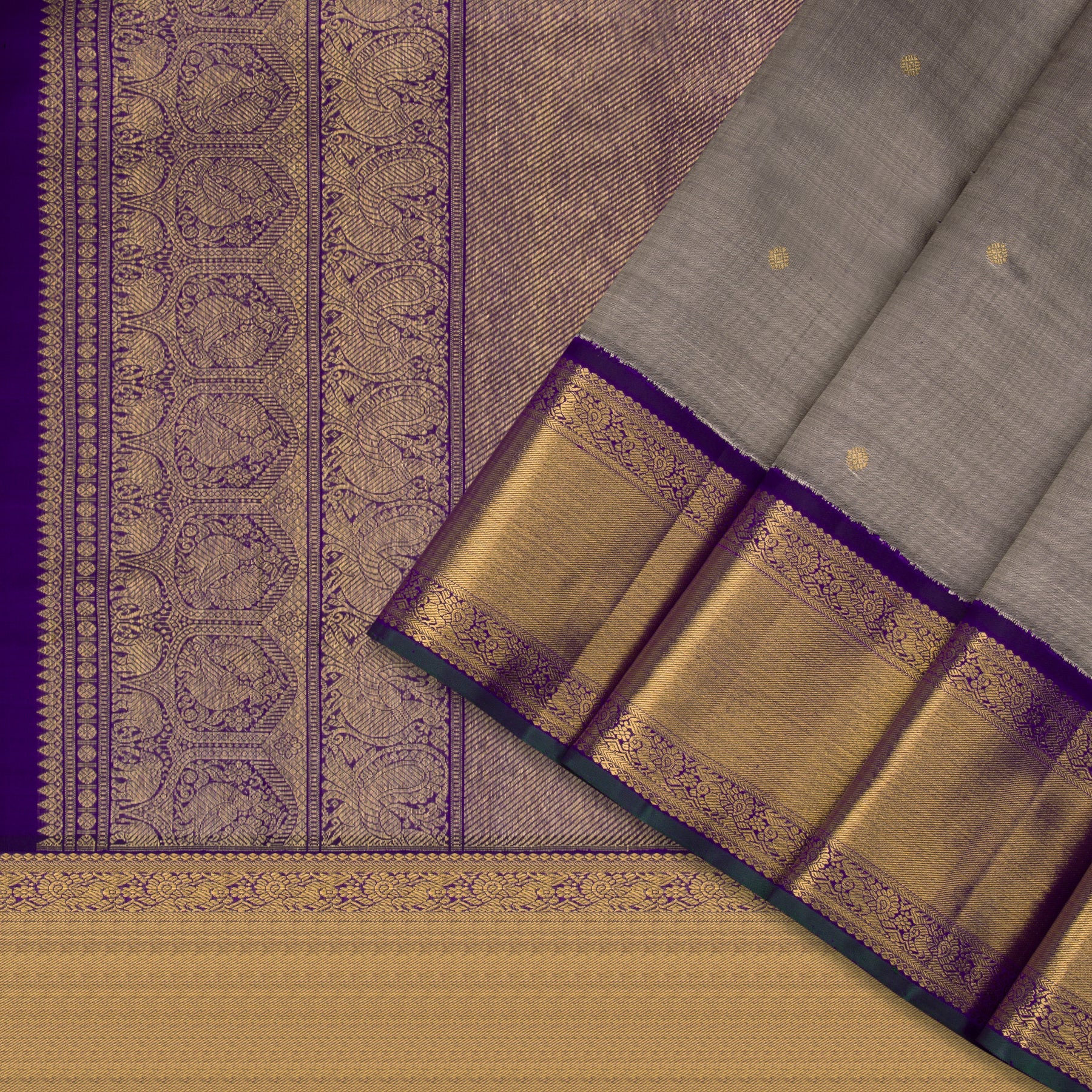 Kanakavalli Kanjivaram Silk Sari 22-110-HS001-12159 - Cover View