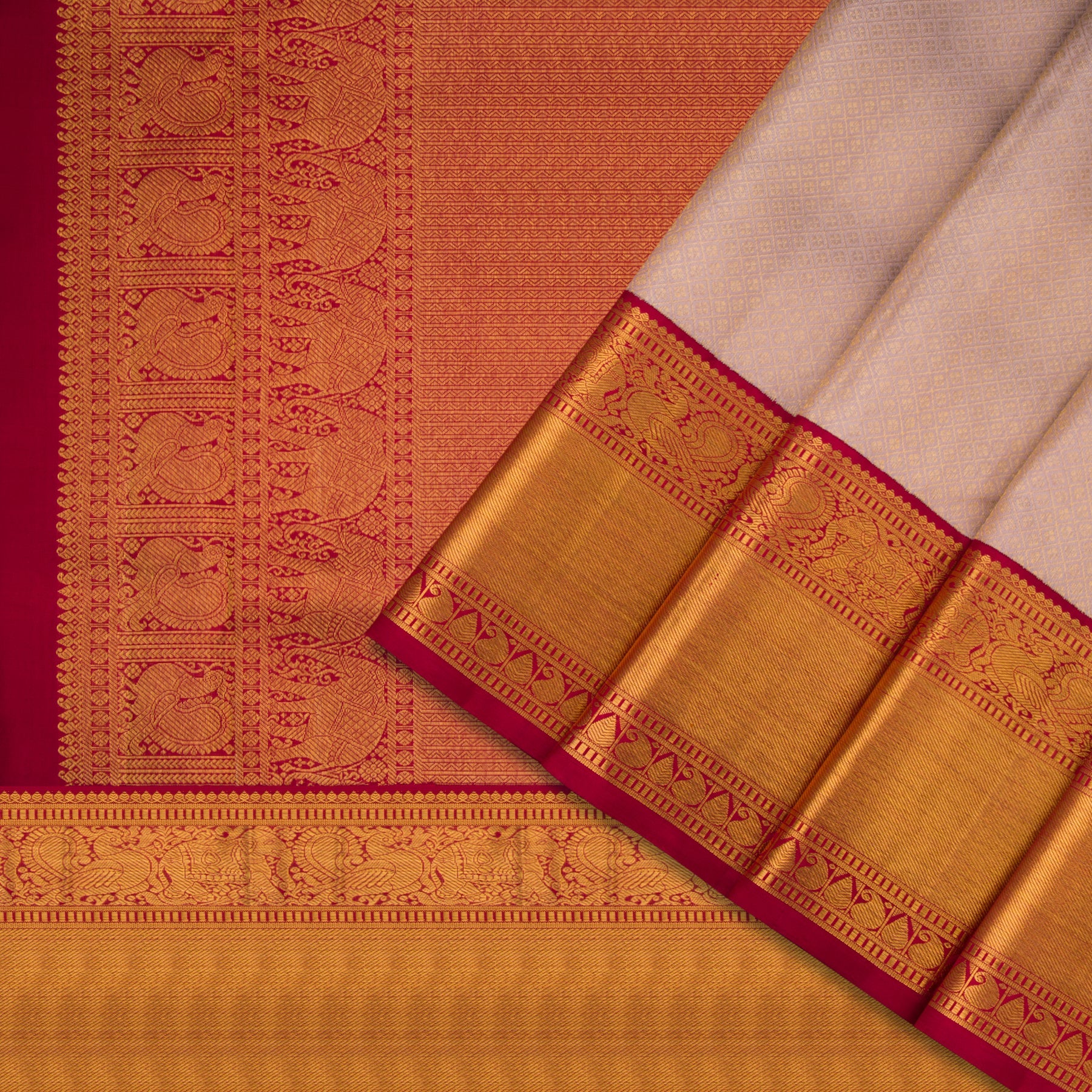 Kanakavalli Kanjivaram Silk Sari 22-110-HS001-12478 - Cover View