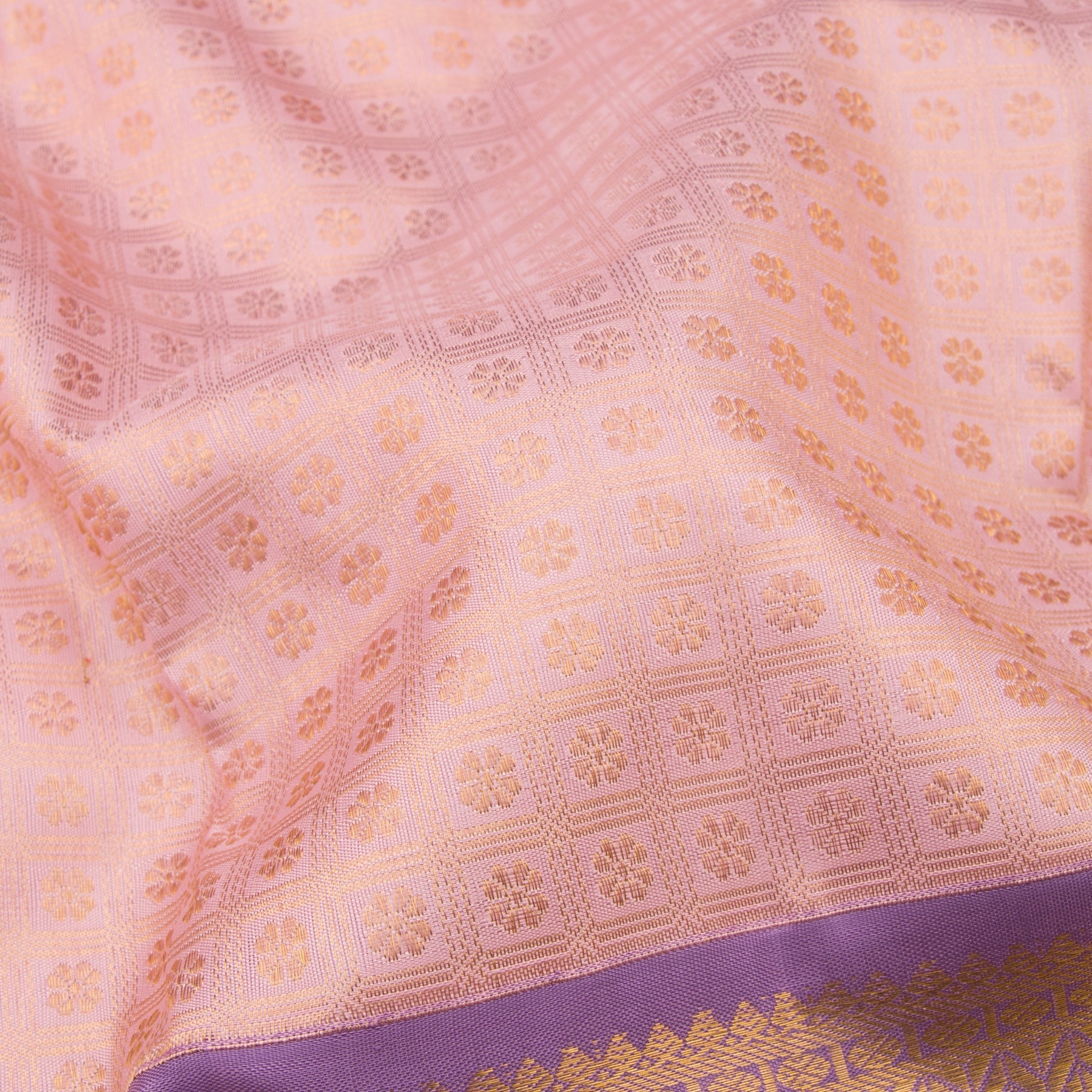 Kanakavalli Kanjivaram Silk Sari 22-110-HS001-12486 - Fabric View