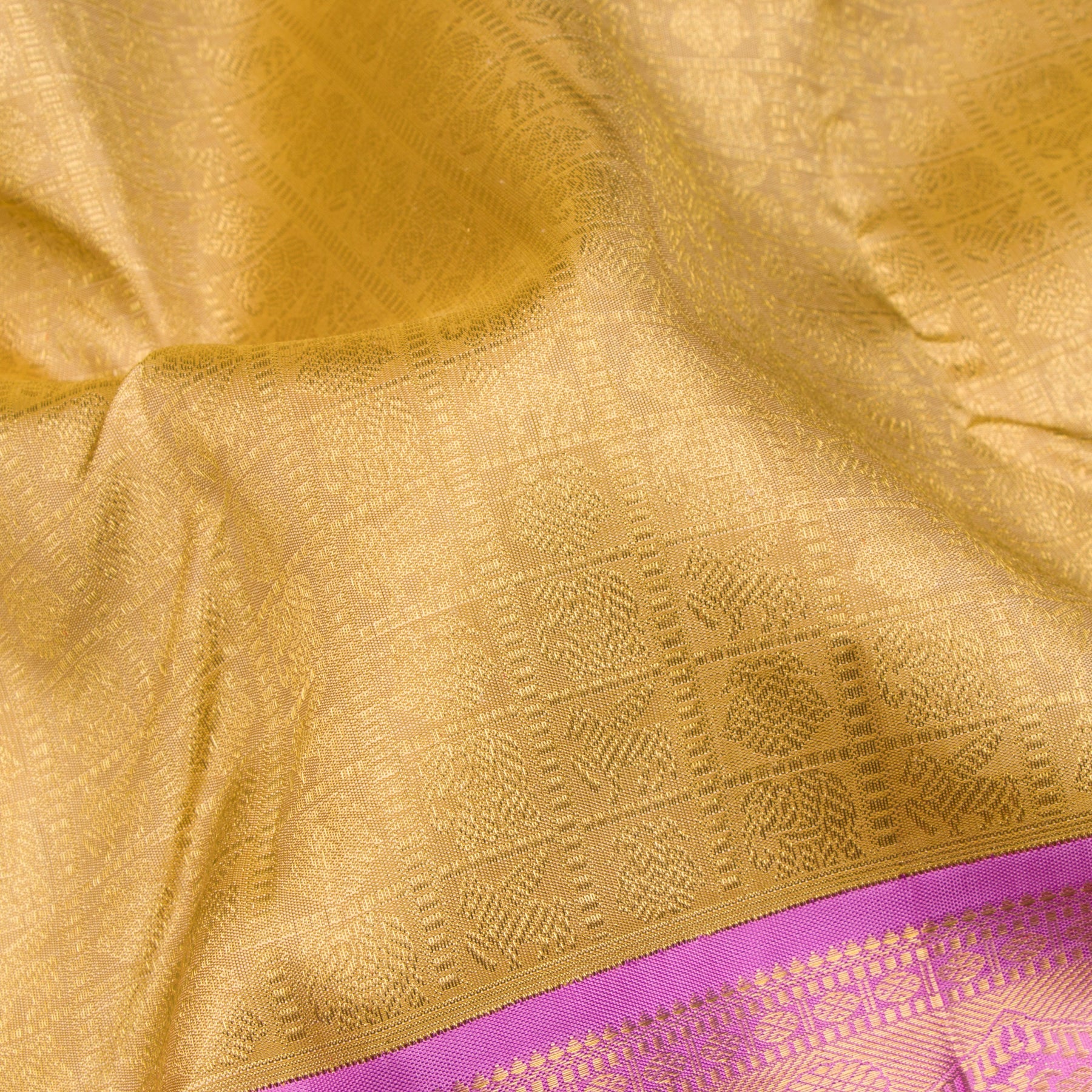Kanakavalli Kanjivaram Silk Sari 22-110-HS001-12536 - Fabric View
