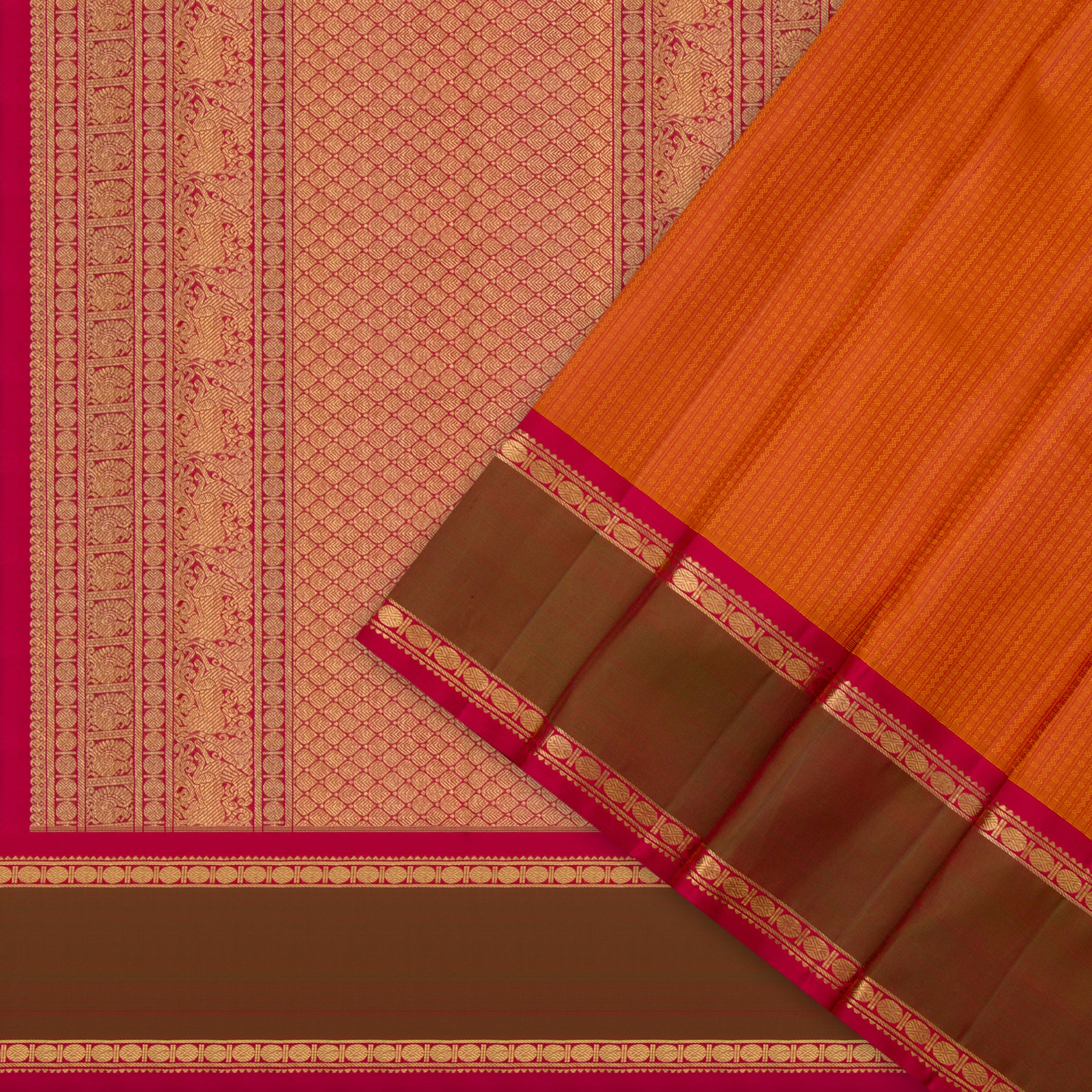 Kanakavalli Kanjivaram Silk Sari 22-110-HS001-12549 - Cover View