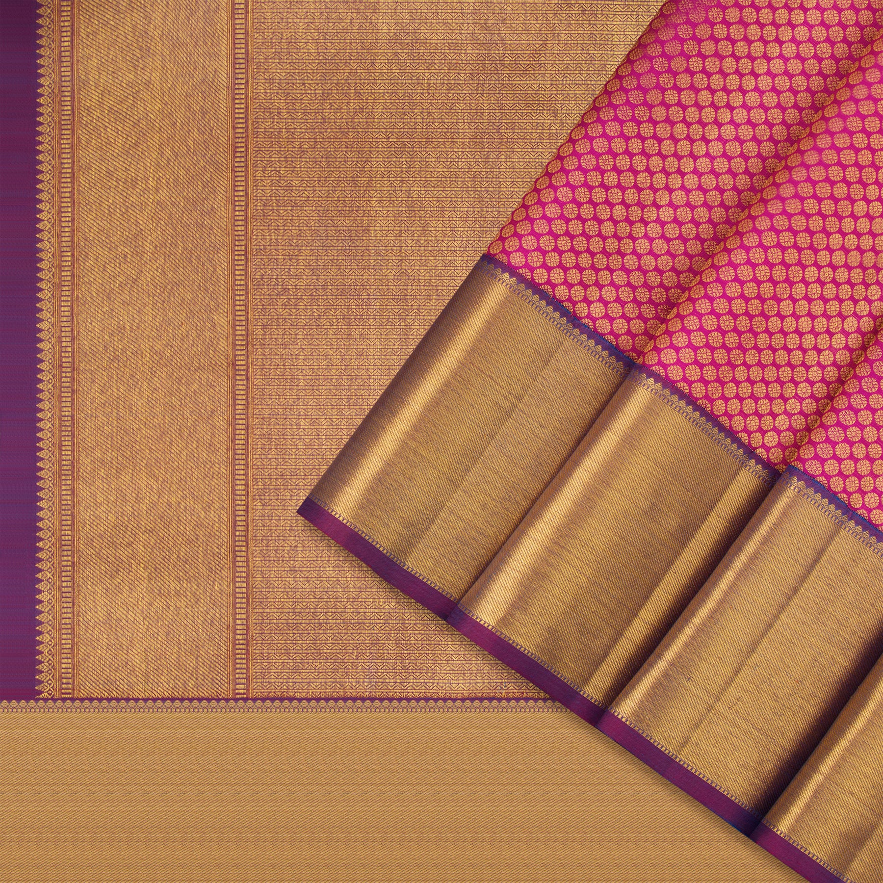 Kanakavalli Kanjivaram Silk Sari 22-110-HS001-13632 - Cover View