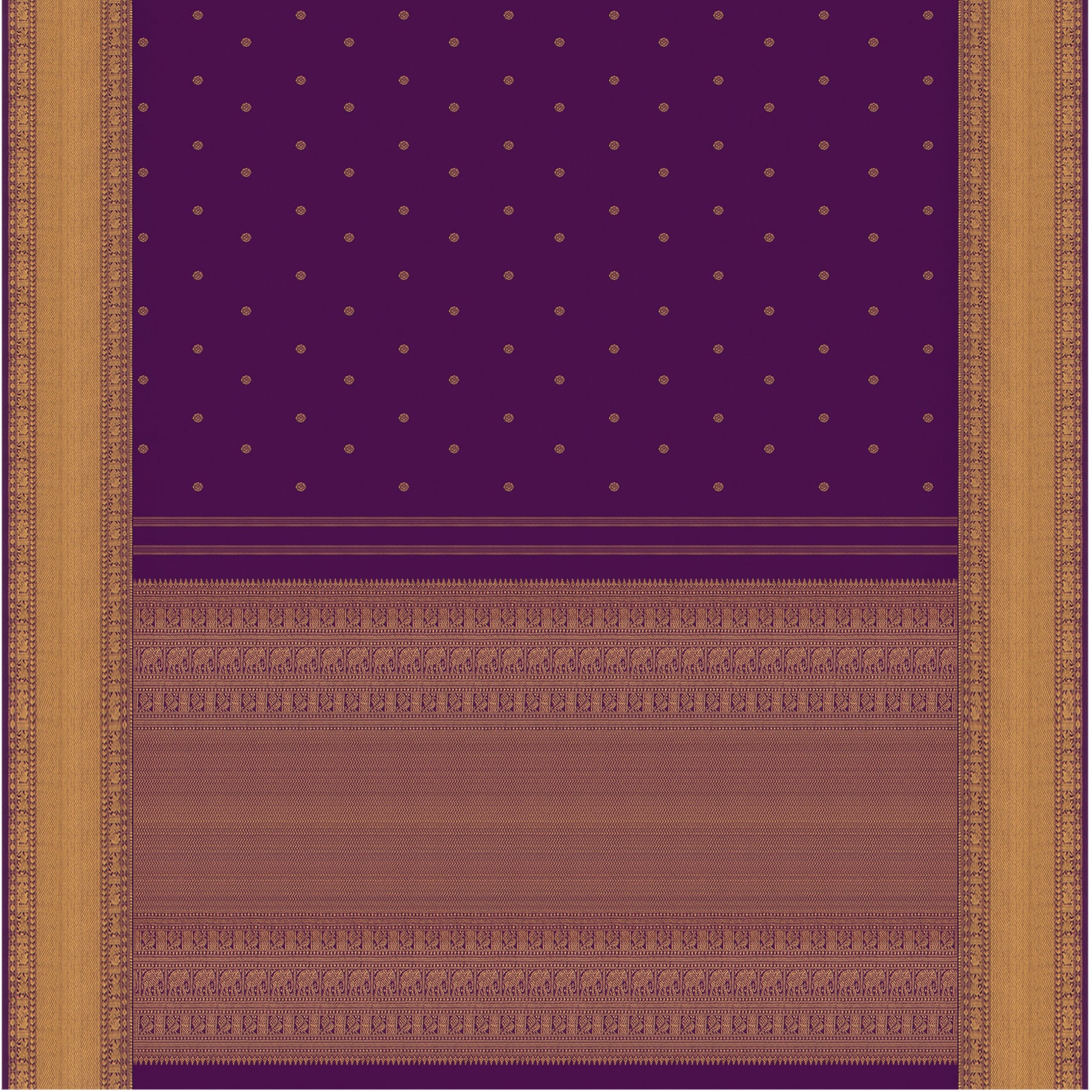 Kanakavalli Kanjivaram Silk Sari 22-110-HS001-13942 - Full View