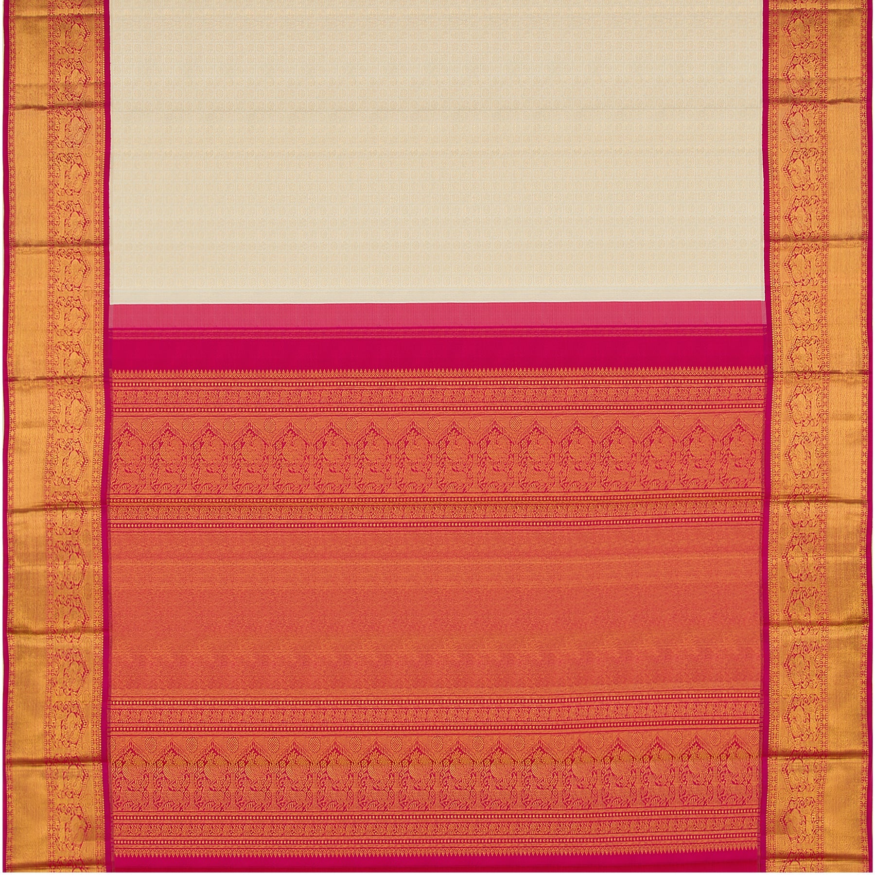 Kanakavalli Kanjivaram Silk Sari 22-110-HS001-13950 - Full View