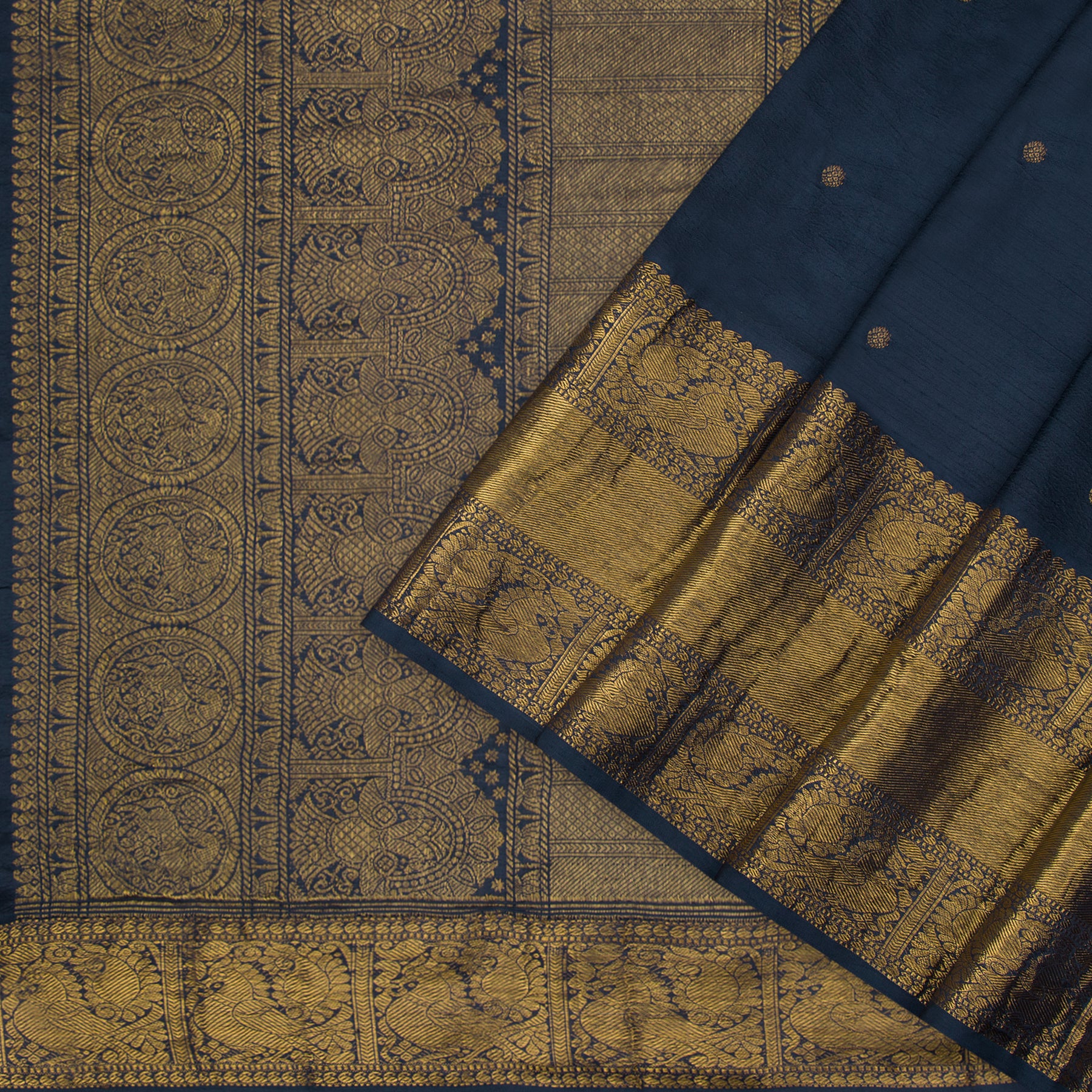 Kanakavalli Kanjivaram Silk Sari 22-110-HS001-14688 - Cover View