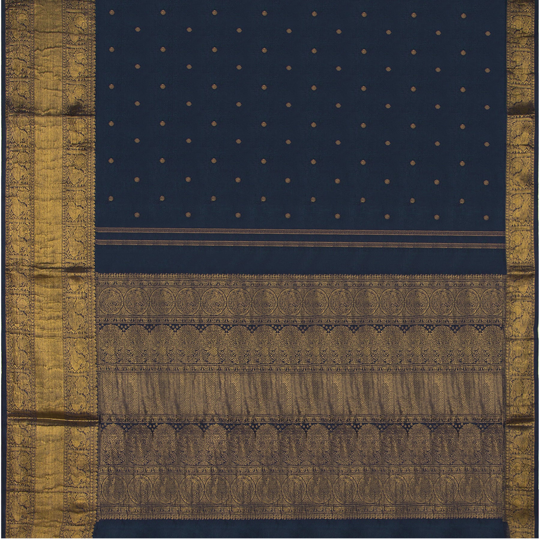 Kanakavalli Kanjivaram Silk Sari 22-110-HS001-14688 - Full View