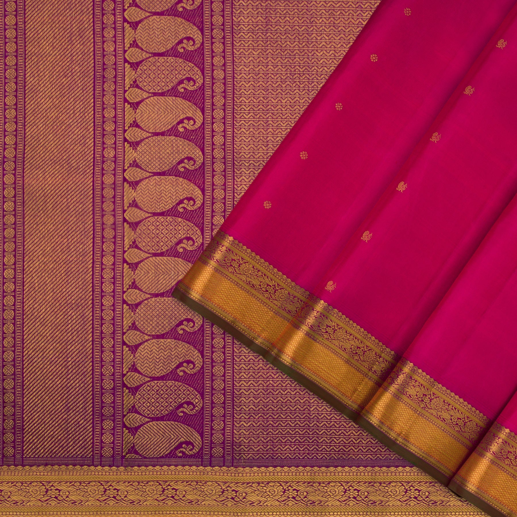 Kanakavalli Kanjivaram Silk Sari 22-110-HS001-14701 - Cover View