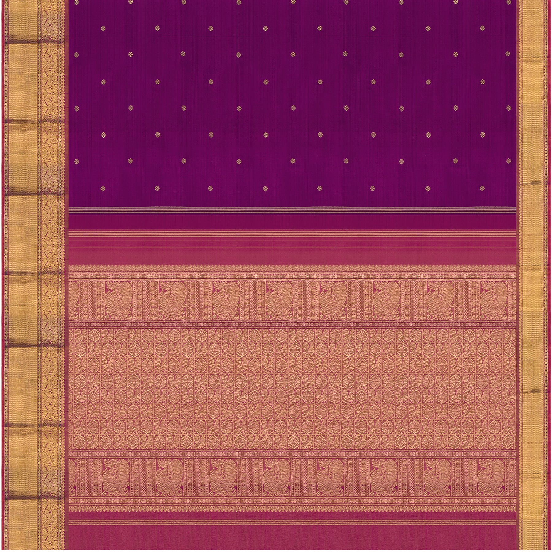 Kanakavalli Kanjivaram Silk Sari 22-110-HS001-14703 - Full View