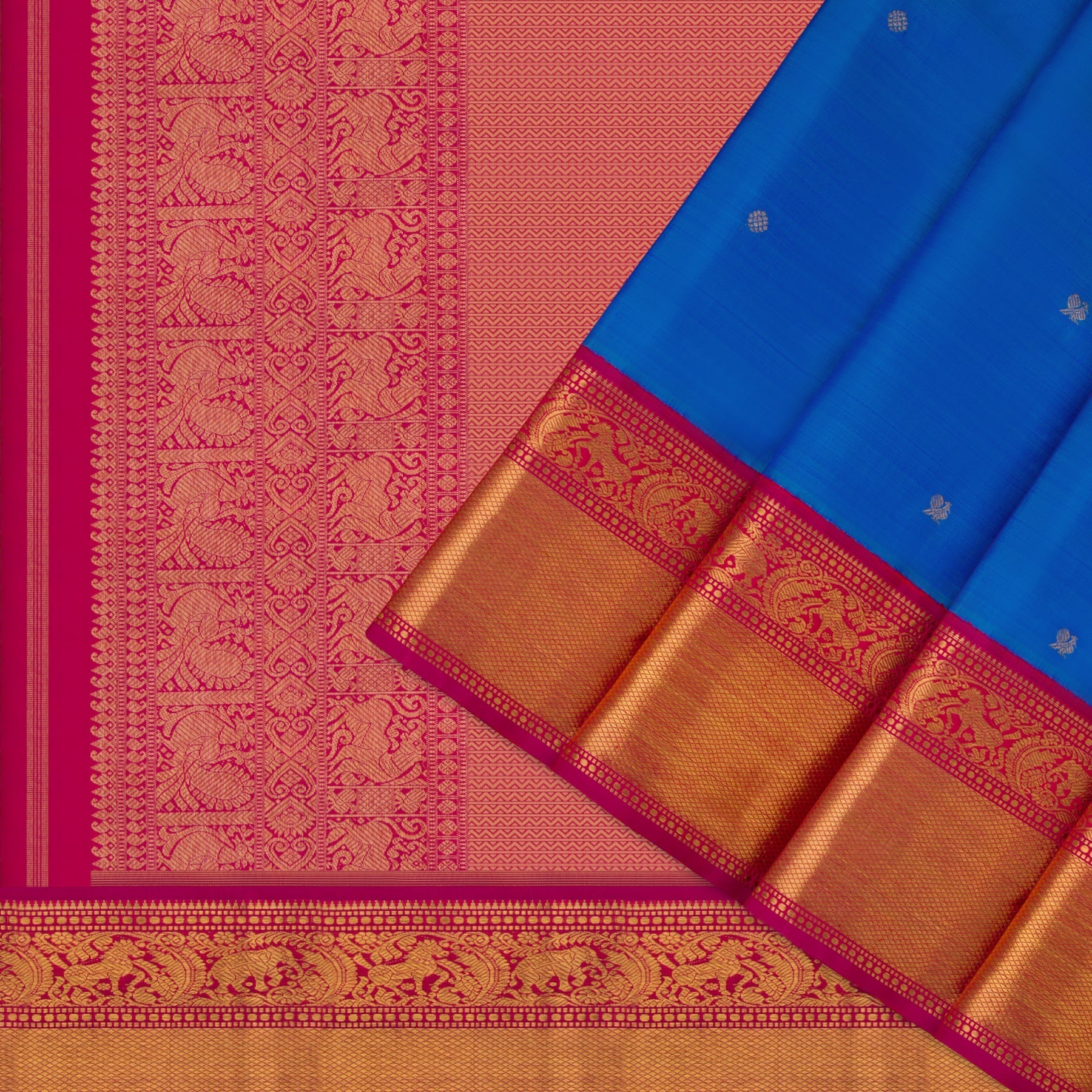 Kanakavalli Kanjivaram Silk Sari 22-110-HS001-14705 - Cover View