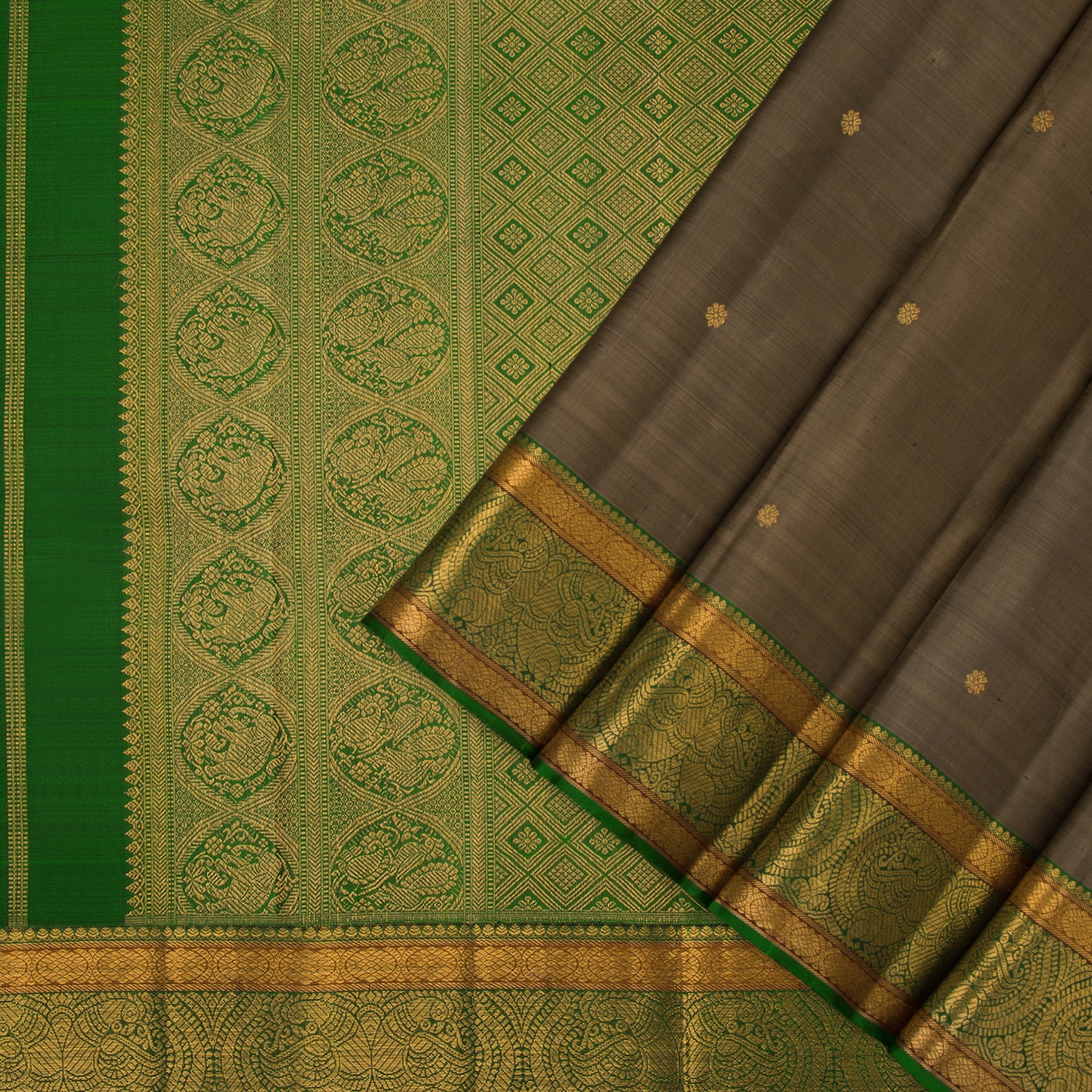 Kanakavalli Kanjivaram Silk Sari 22-110-HS001-14712 - Cover View