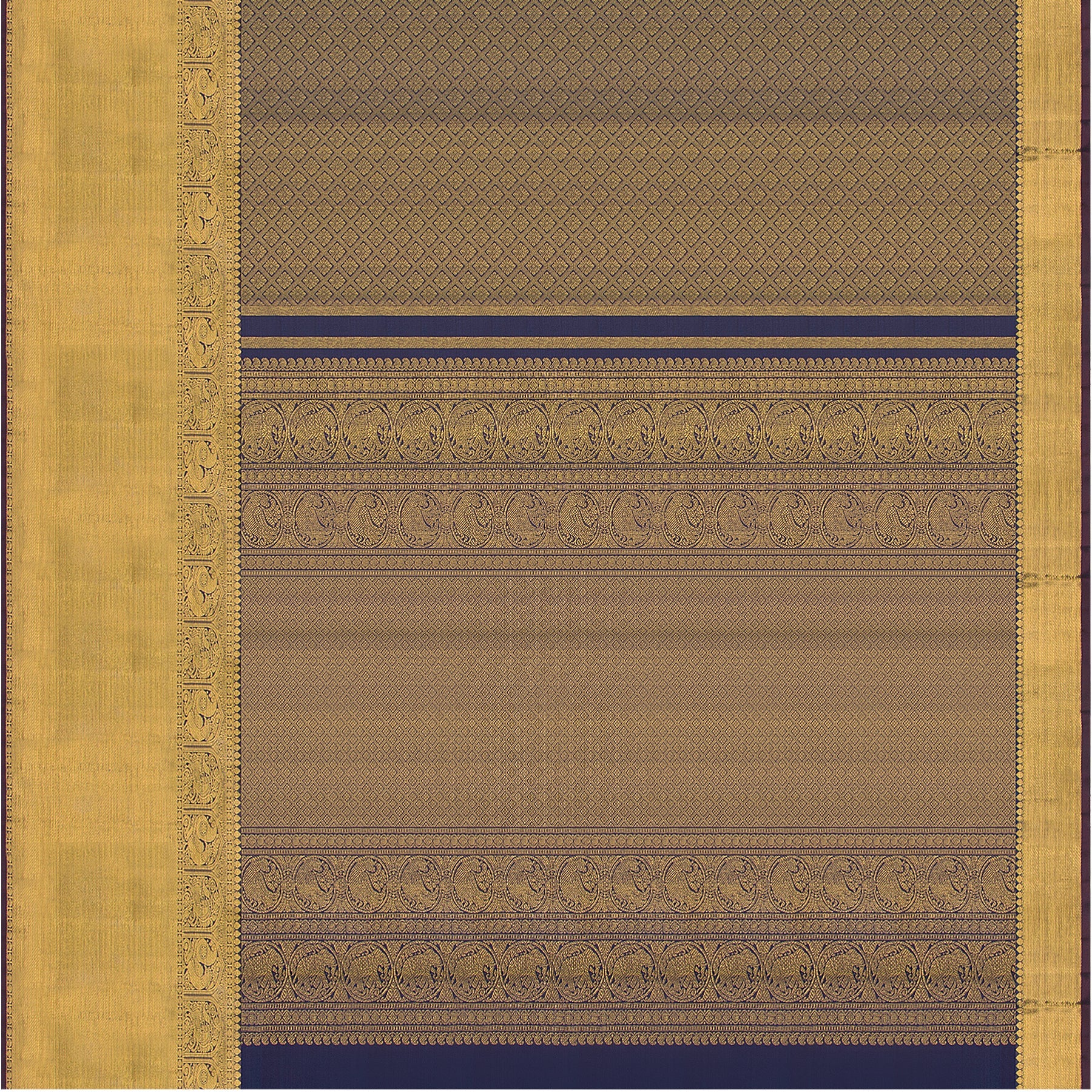 Kanakavalli Kanjivaram Silk Sari 22-110-HS001-14731 - Full View