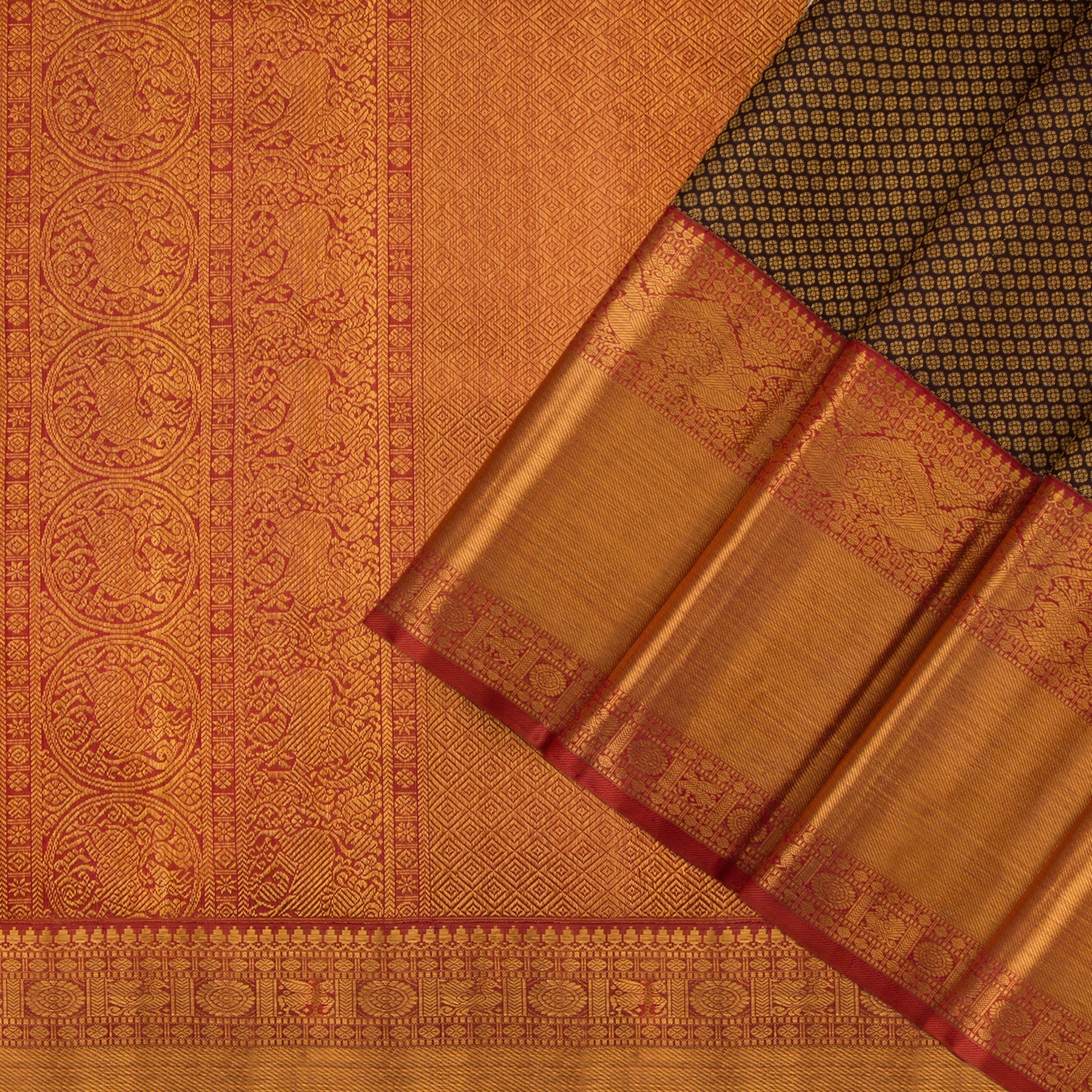 Kanakavalli Kanjivaram Silk Sari 22-110-HS001-14737 - Cover View
