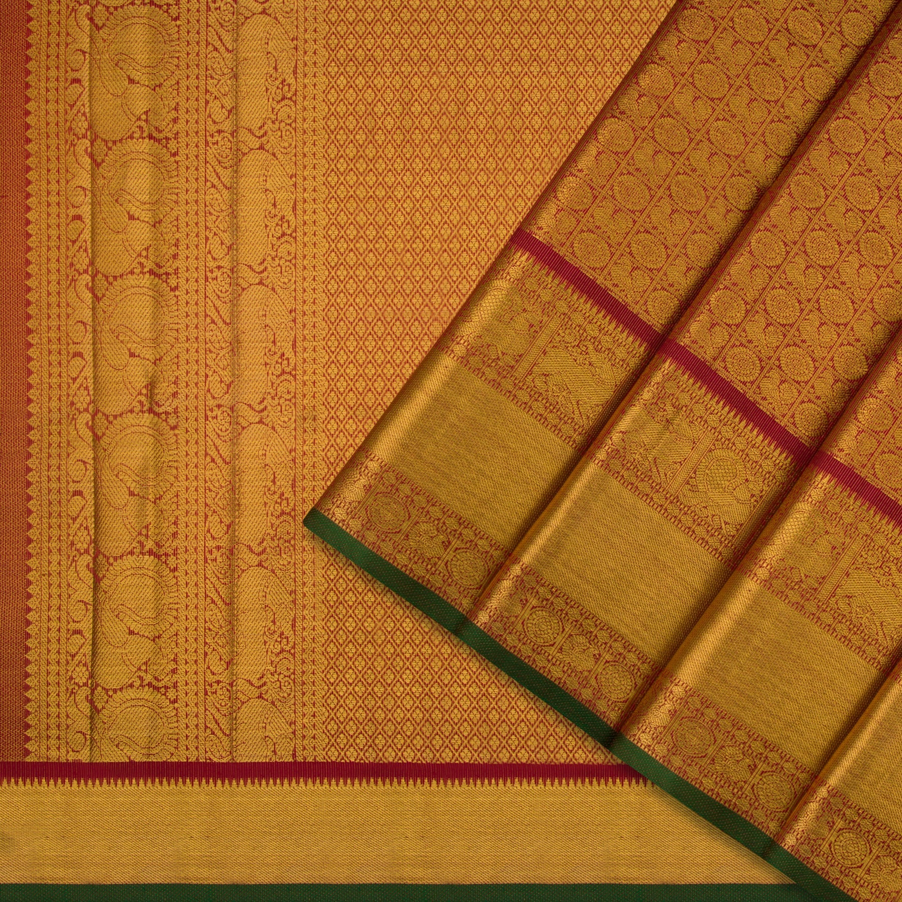 Kanakavalli Kanjivaram Silk Sari 22-110-HS001-14747 - Cover View