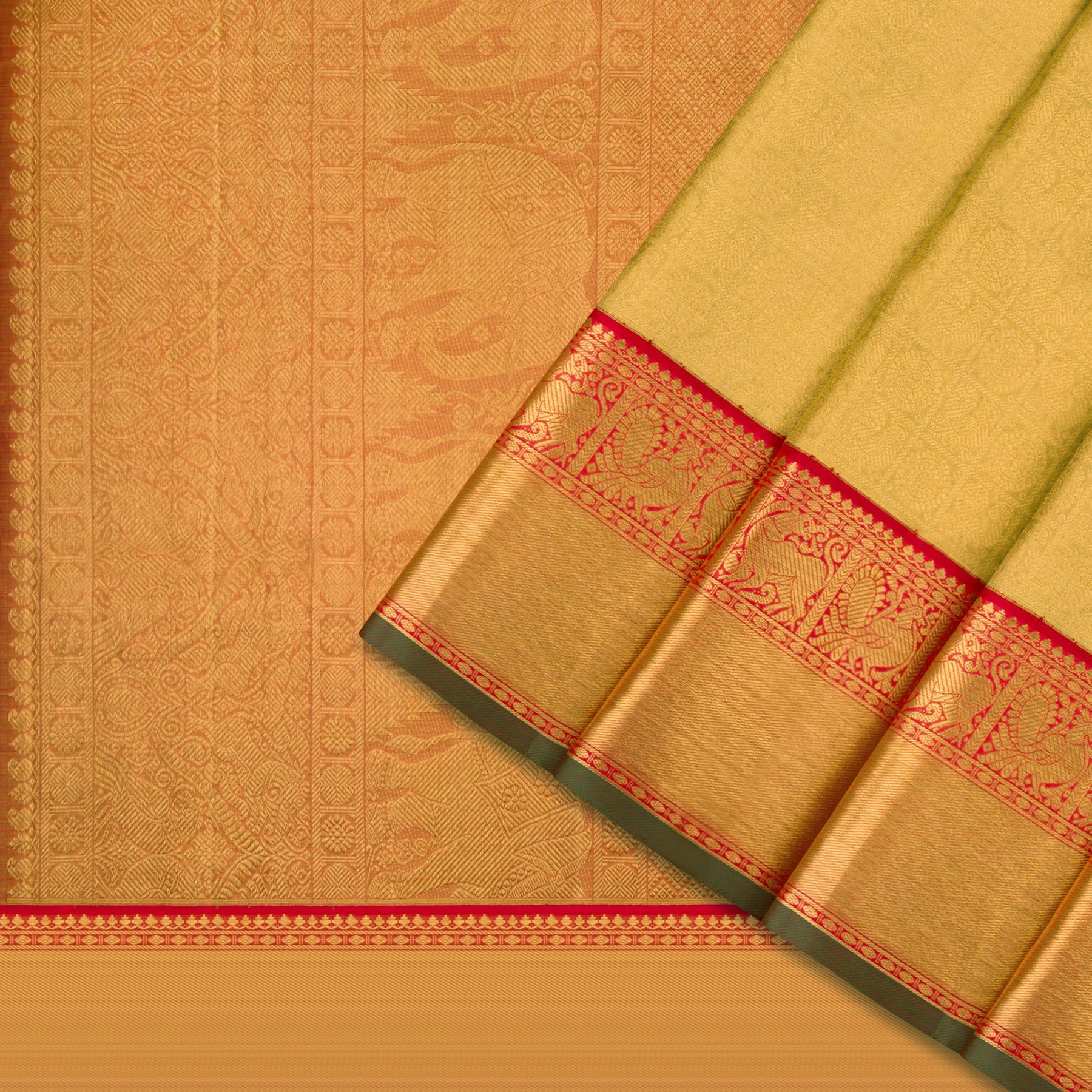 Kanakavalli Kanjivaram Silk Sari 22-110-HS001-14750 - Cover View