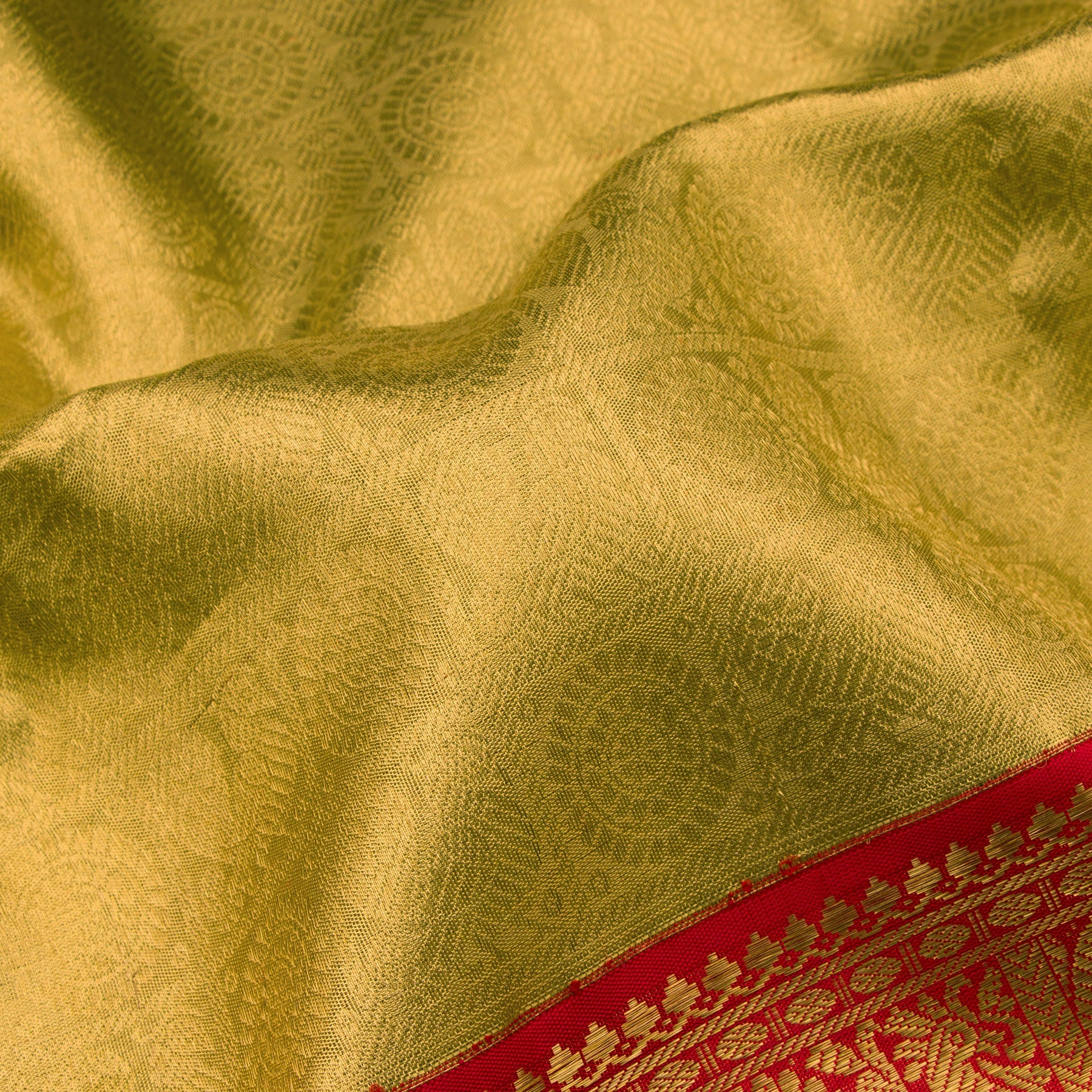 Kanakavalli Kanjivaram Silk Sari 22-110-HS001-14750 - Fabric View