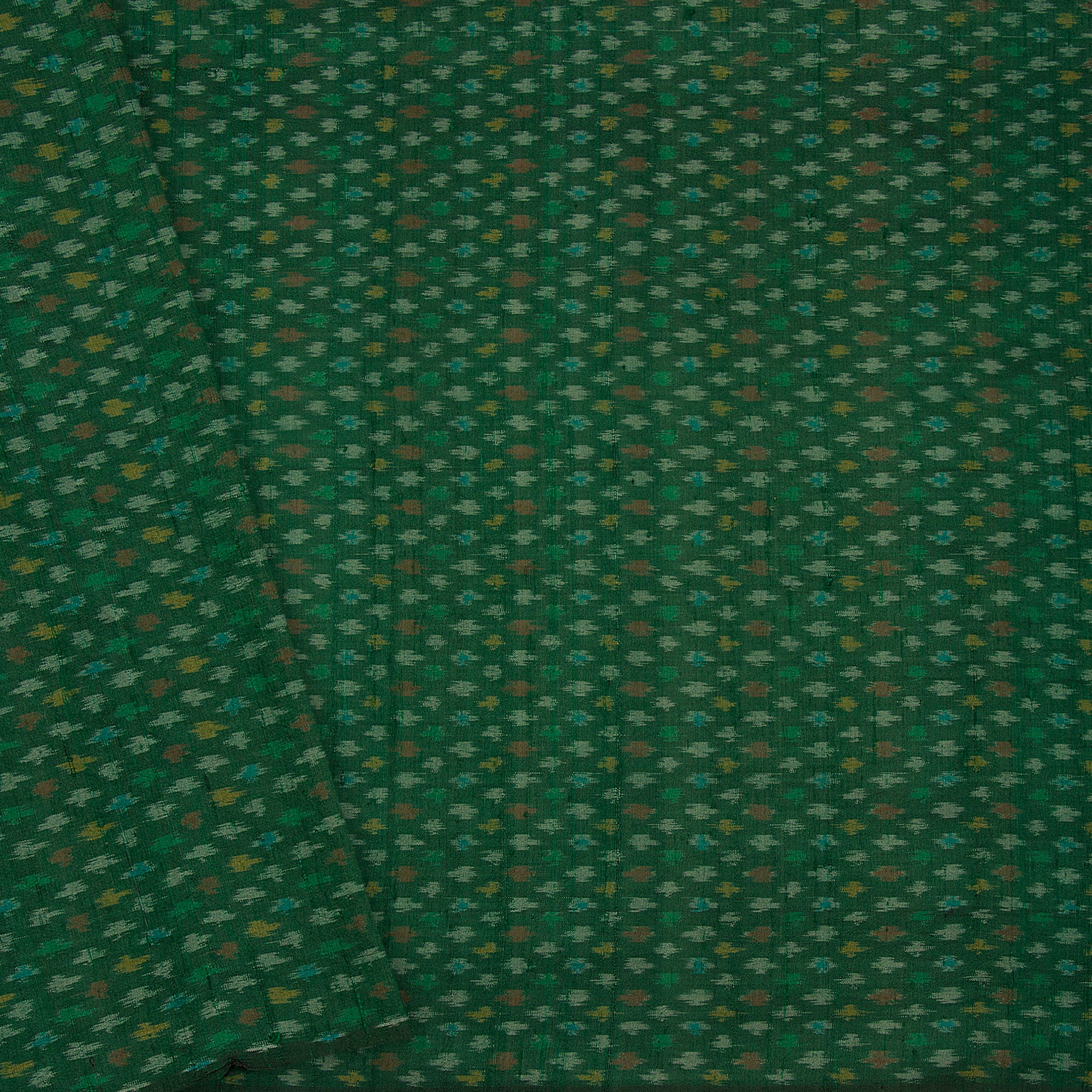 Kanakavalli Ikat Raw Silk Blouse Length 22-140-HB002-14155 - Cover View