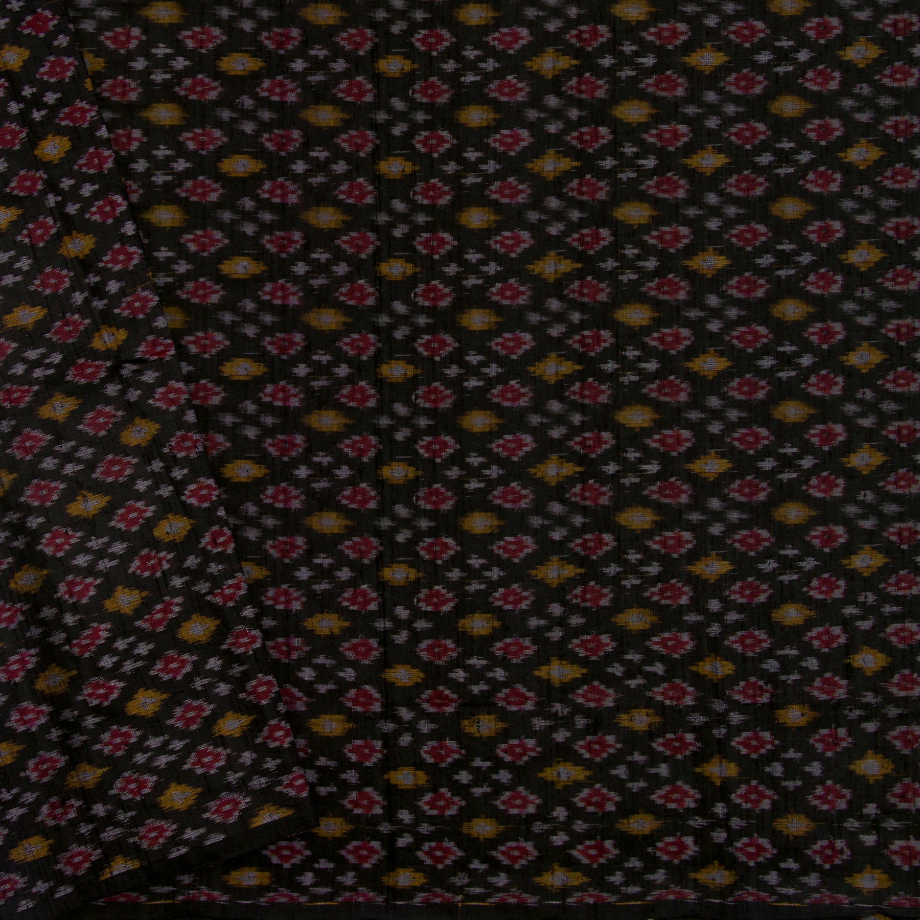 Kanakavalli Ikat Raw Silk Blouse Length 22-140-HB002-14173 - Cover View