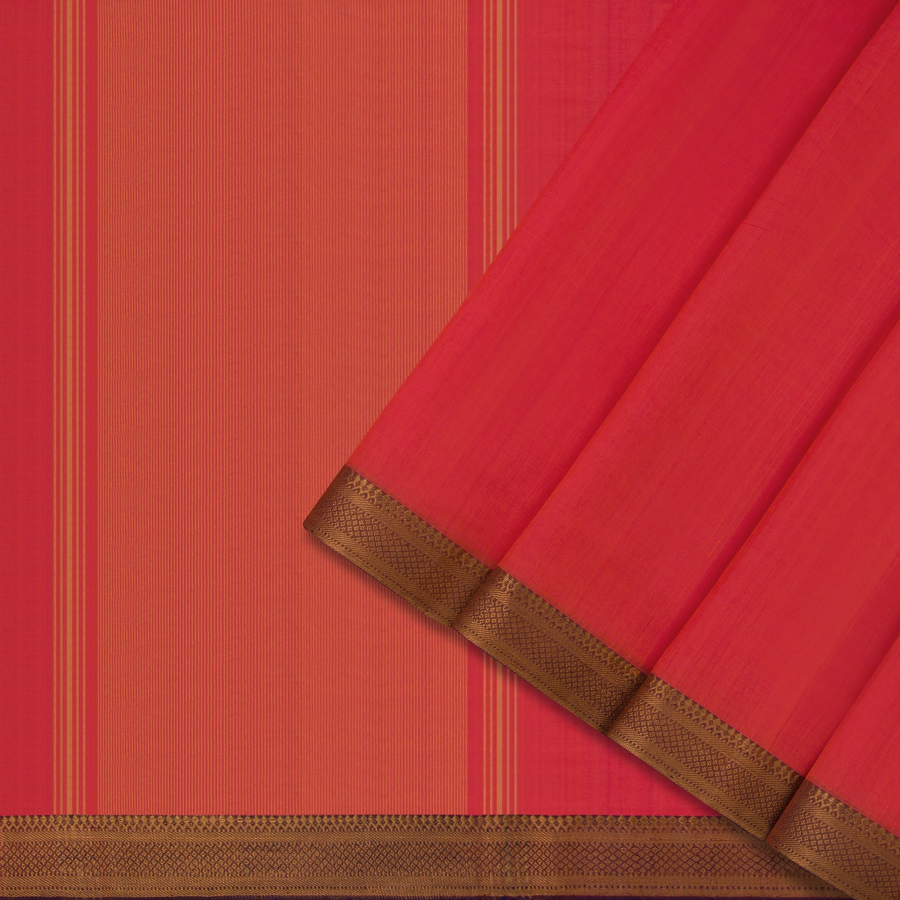 Kanakavalli Mangalgiri Cotton Sari 22-261-HS003-07242 - Cover View
