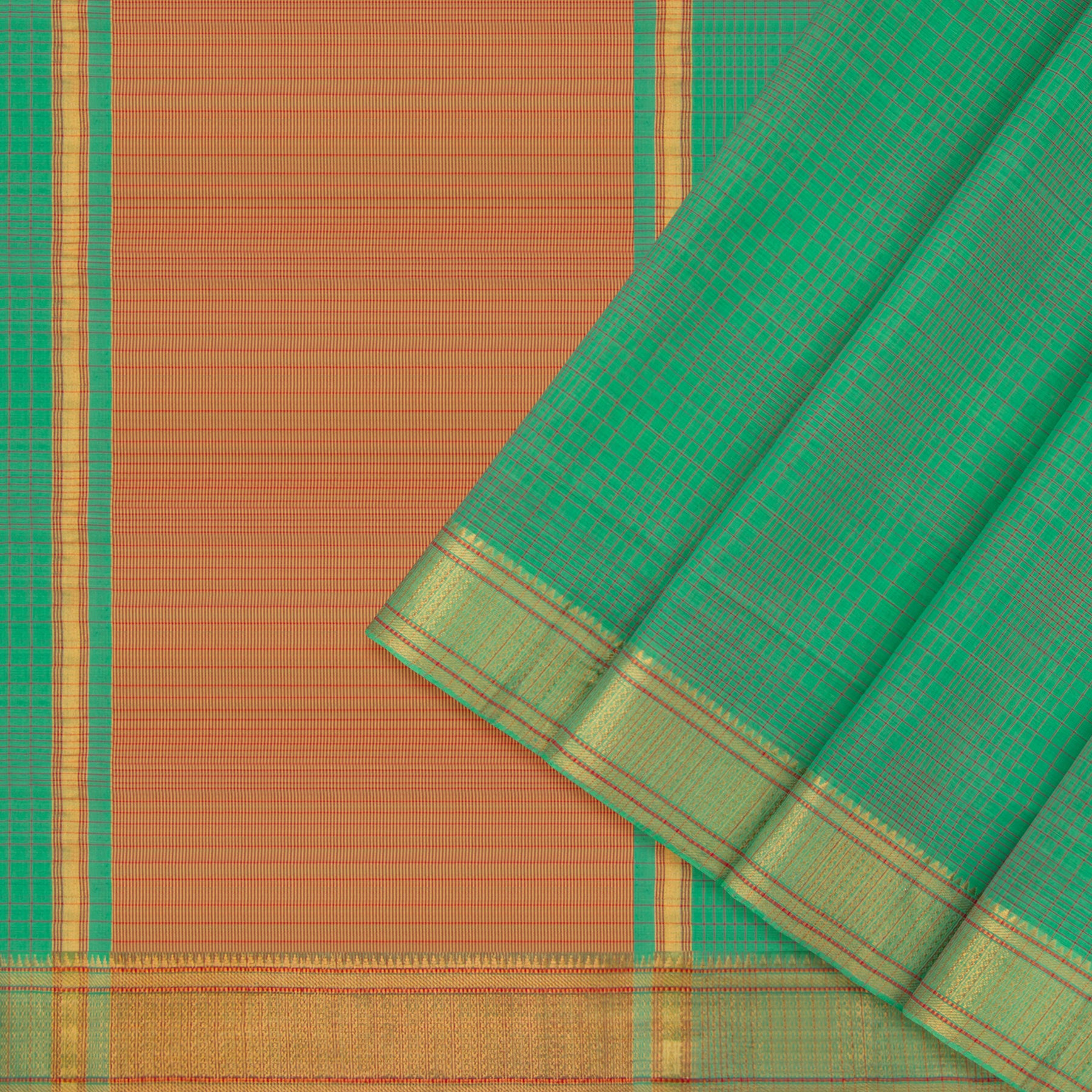 Kanakavalli Mangalgiri Cotton Sari 22-261-HS003-09116 - Cover View