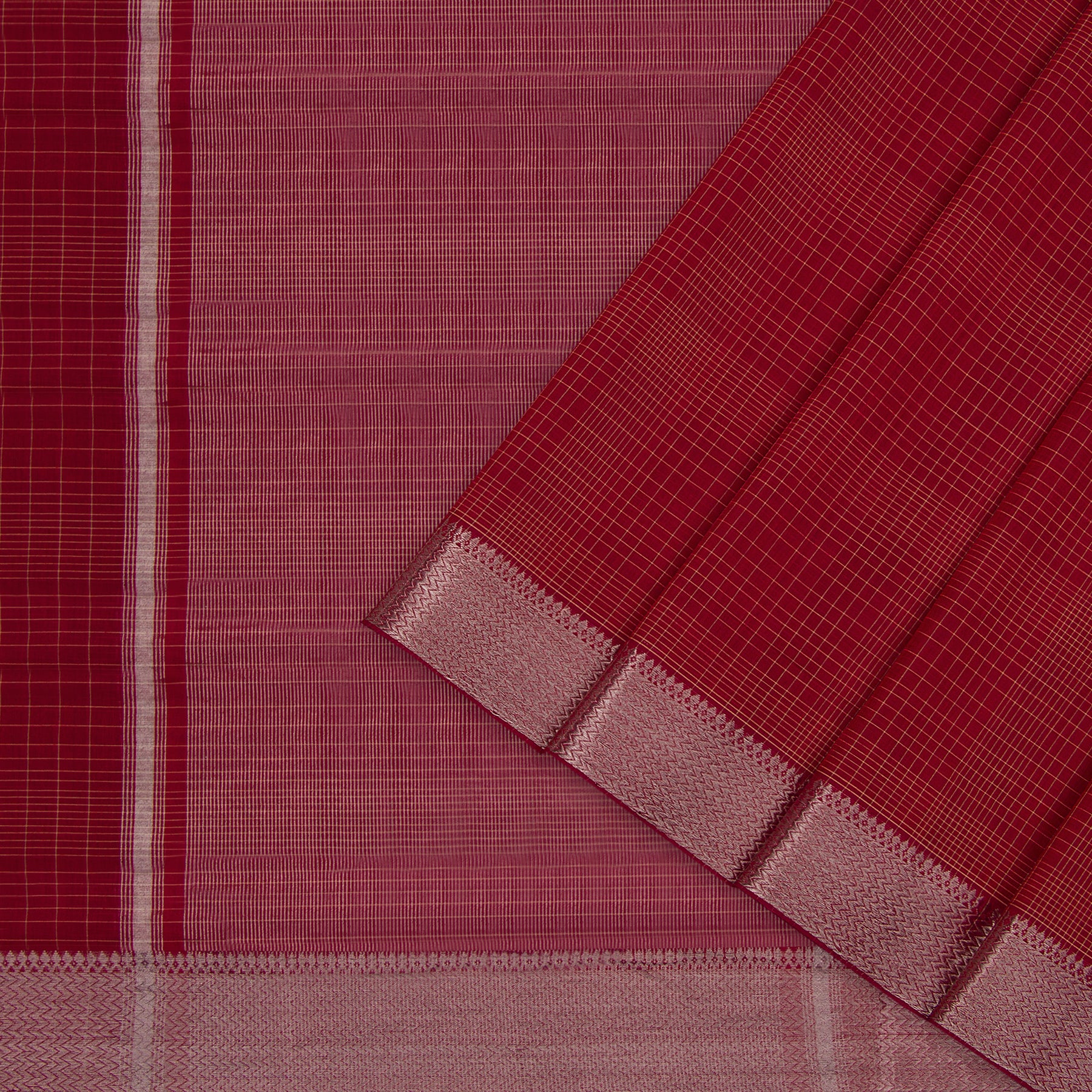 Kanakavalli Mangalgiri Cotton Sari 22-261-HS003-09132 - Cover View