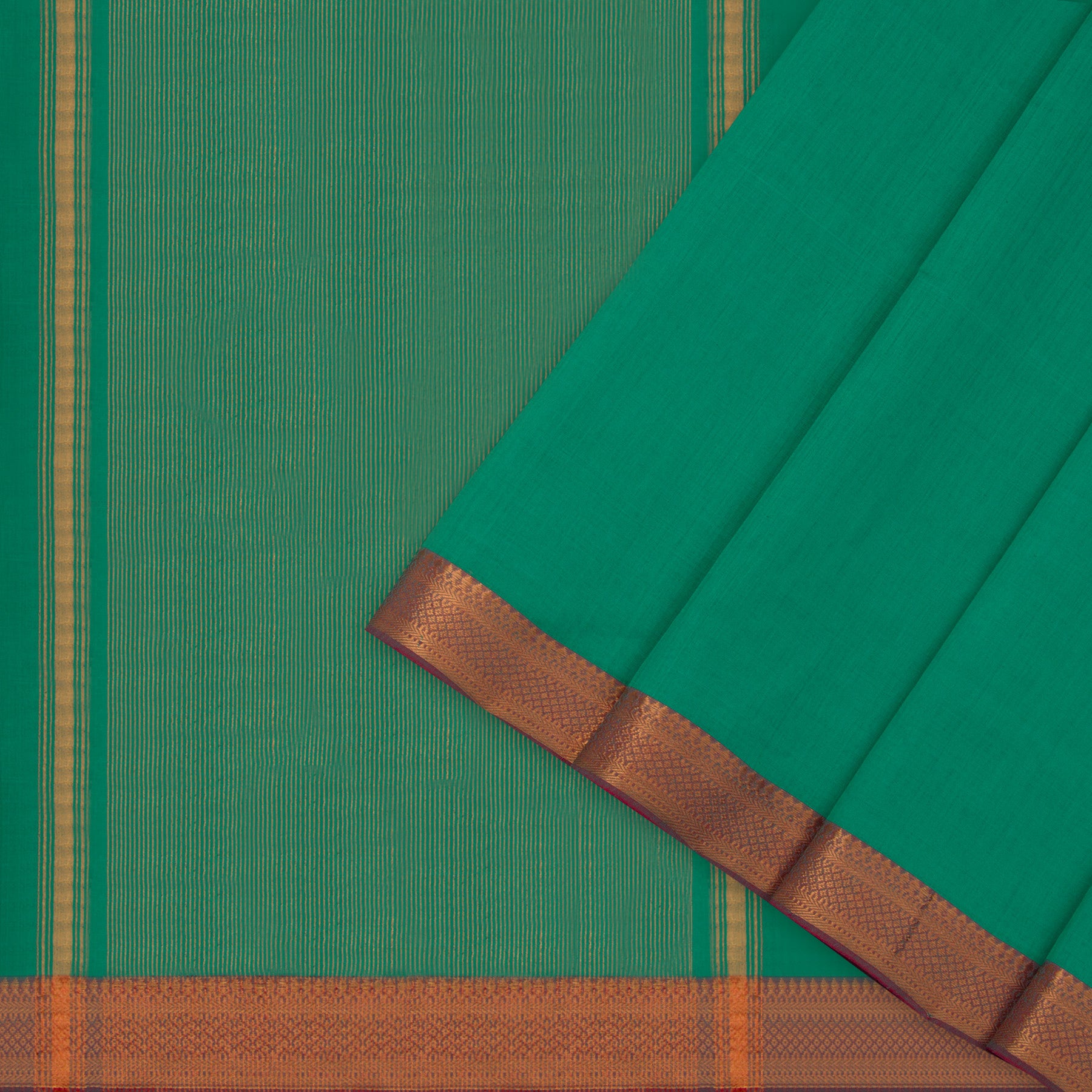 Kanakavalli Mangalgiri Cotton Sari 22-261-HS003-12695 - Cover View