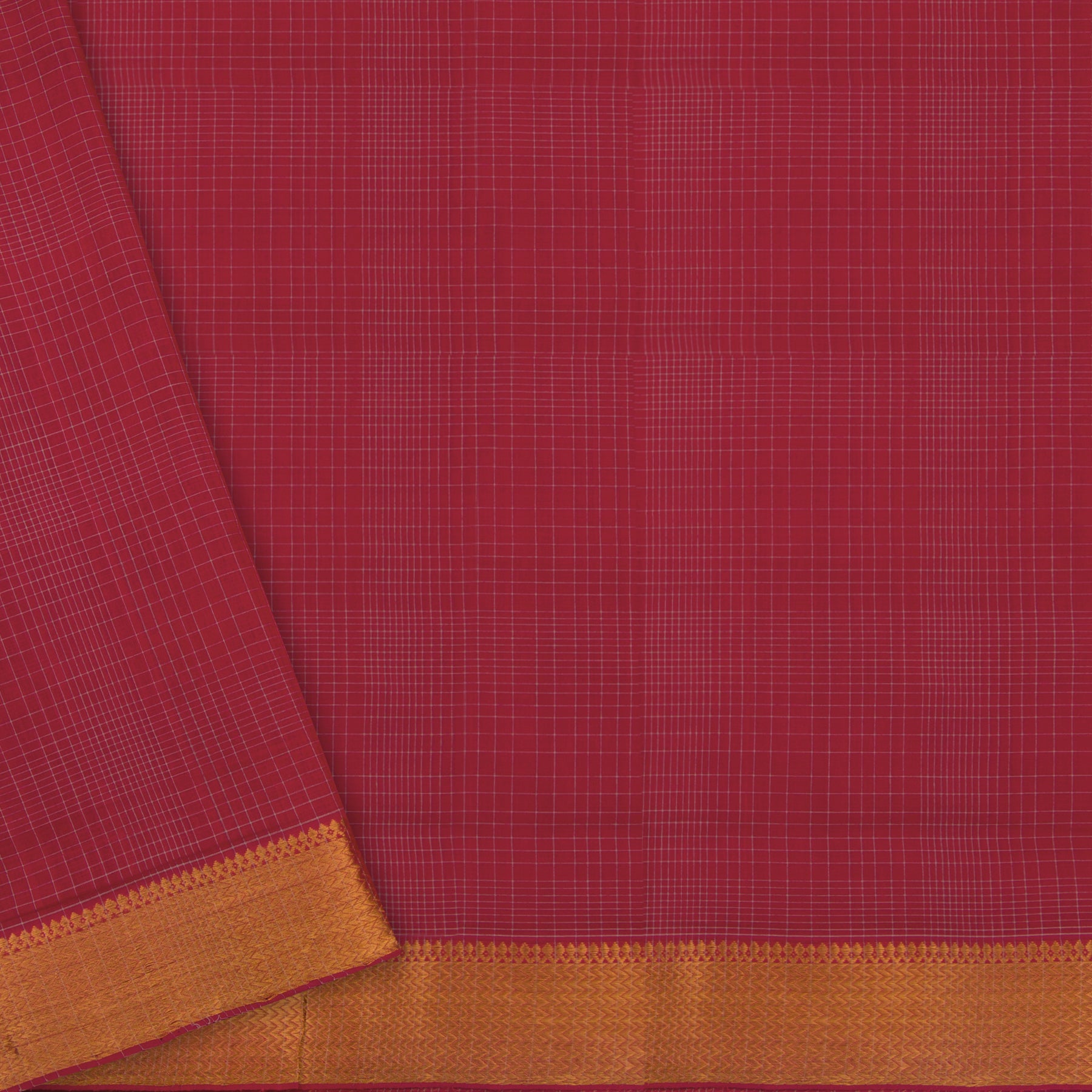 Kanakavalli Mangalgiri Cotton Sari 22-261-HS003-12744 - Blouse View
