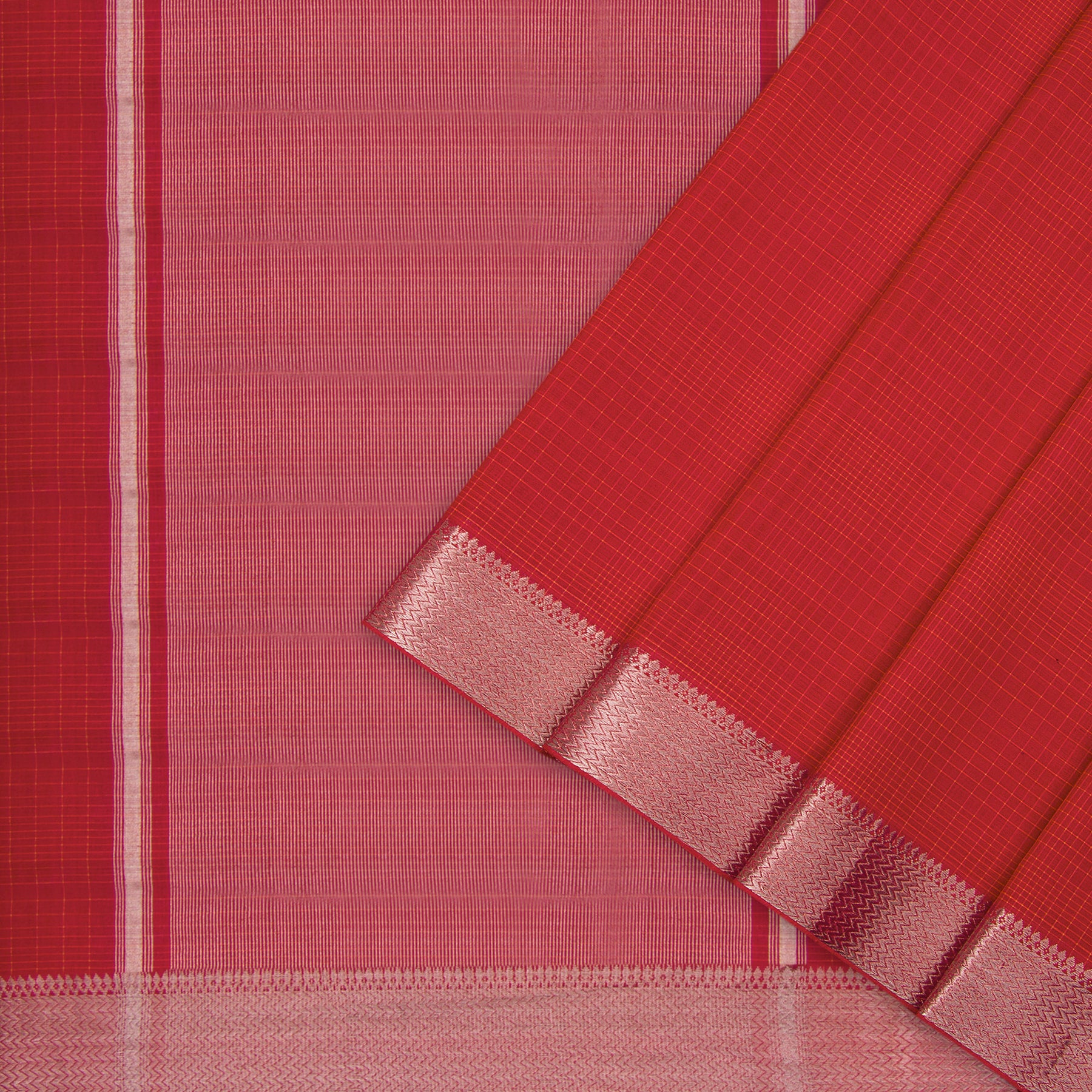 Kanakavalli Mangalgiri Cotton Sari 22-261-HS003-12753 - Cover View