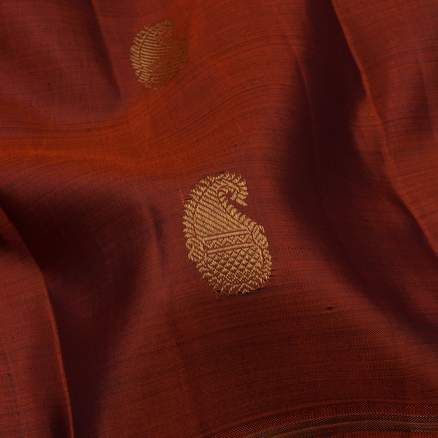 Kanakavalli Kanjivaram Silk Sari 22-595-HS001-01067 - Fabric View
