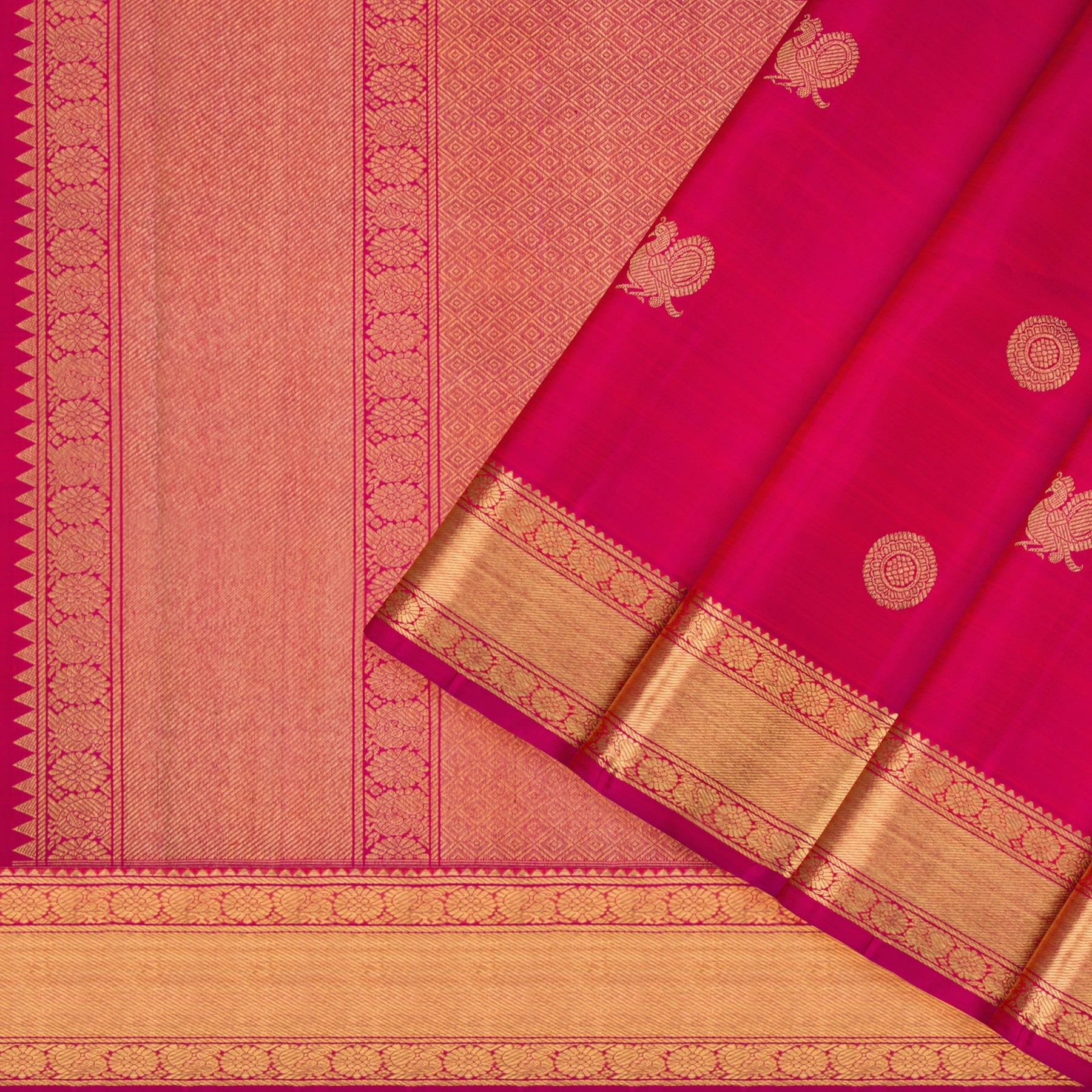 Kanakavalli Kanjivaram Silk Sari 22-595-HS001-01814 - Cover View
