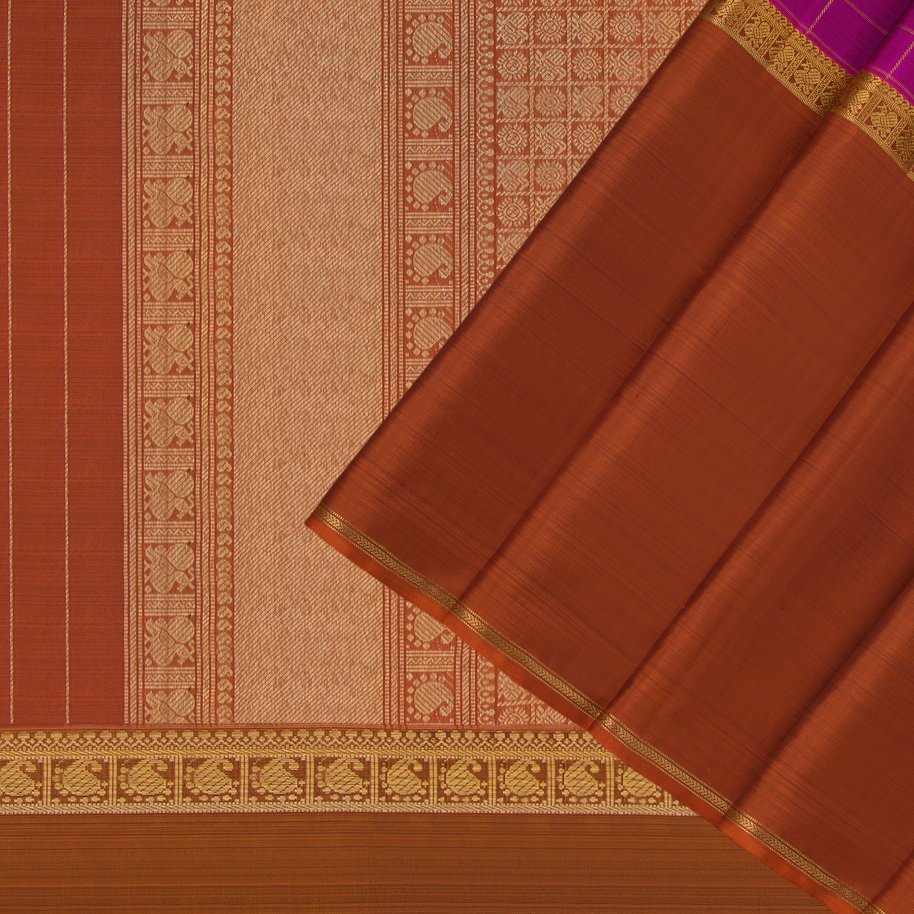 Kanakavalli Kanjivaram Silk Sari 22-595-HS001-04037 - Cover View