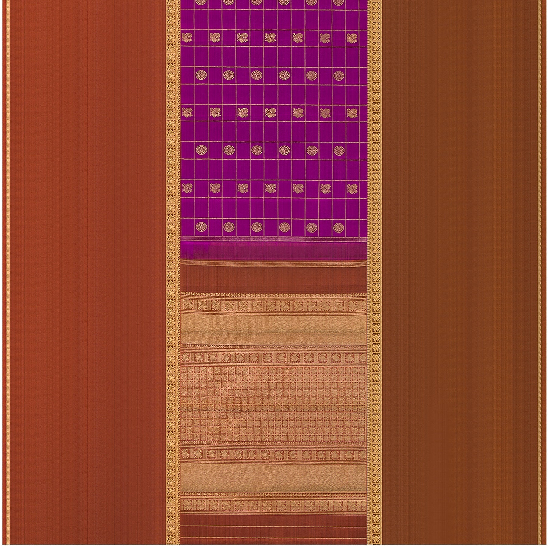 Kanakavalli Kanjivaram Silk Sari 22-595-HS001-04037 - Full View