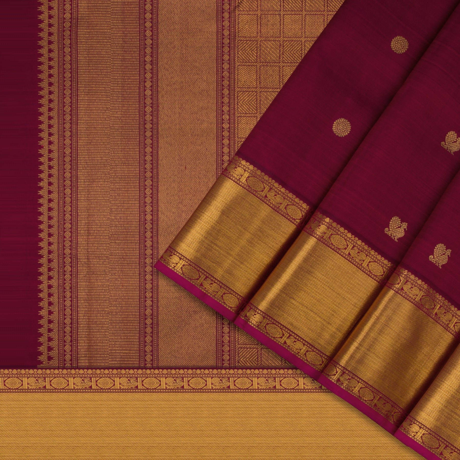 Kanakavalli Kanjivaram Silk Sari 22-595-HS001-05328 - Cover View