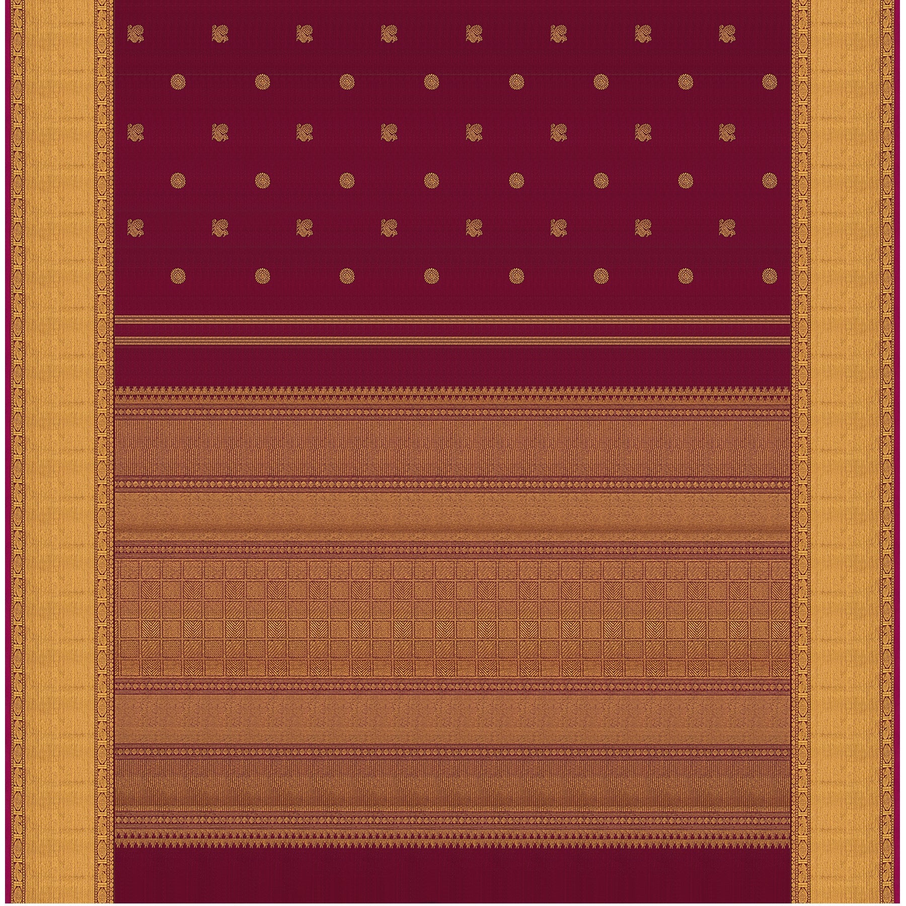 Kanakavalli Kanjivaram Silk Sari 22-595-HS001-05328 - Full View