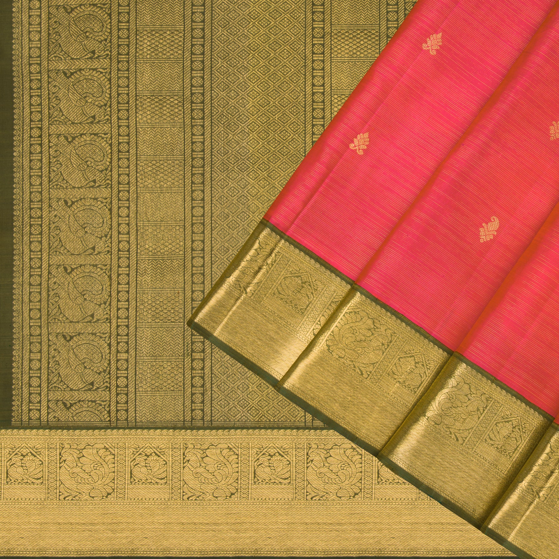 Kanakavalli Kanjivaram Silk Sari 22-595-HS001-06183 - Cover View