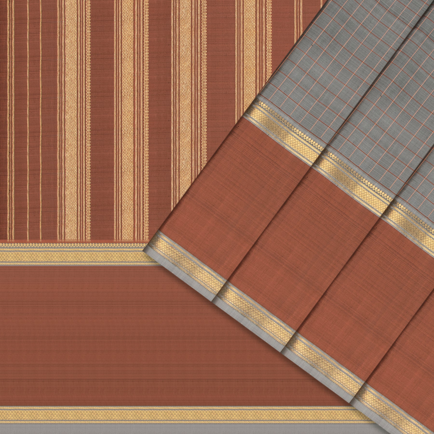 Kanakavalli Kanjivaram Silk Sari 22-595-HS001-09647 - Cover View