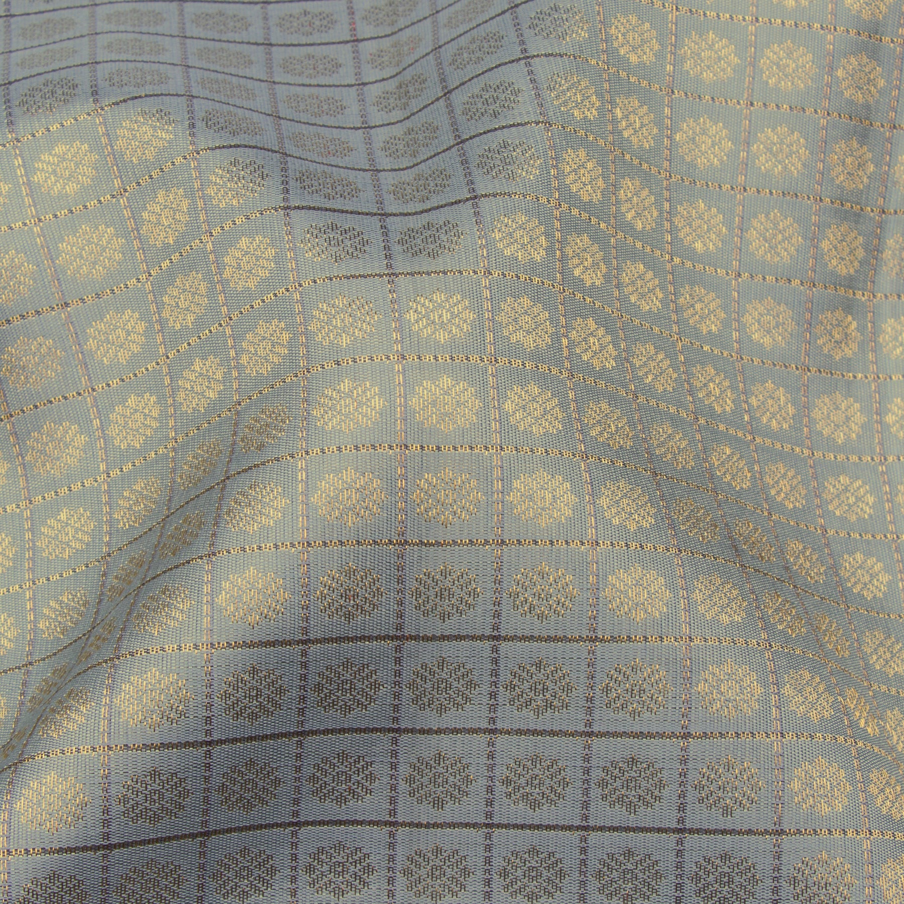 Kanakavalli Kanjivaram Silk Sari 22-595-HS001-09754 - Fabric View