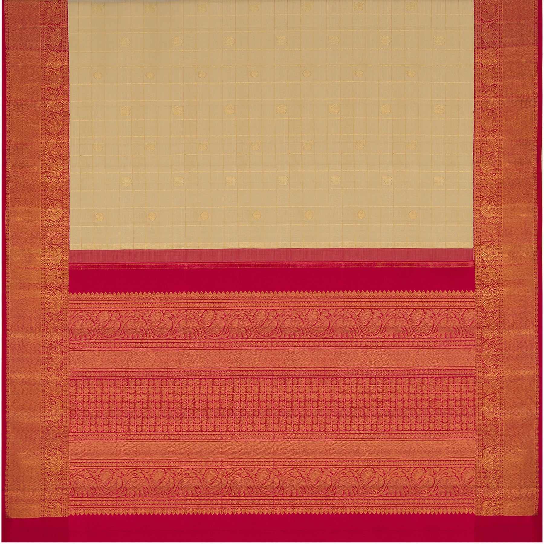 Kanakavalli Kanjivaram Silk Sari 22-595-HS001-10234 - Full View