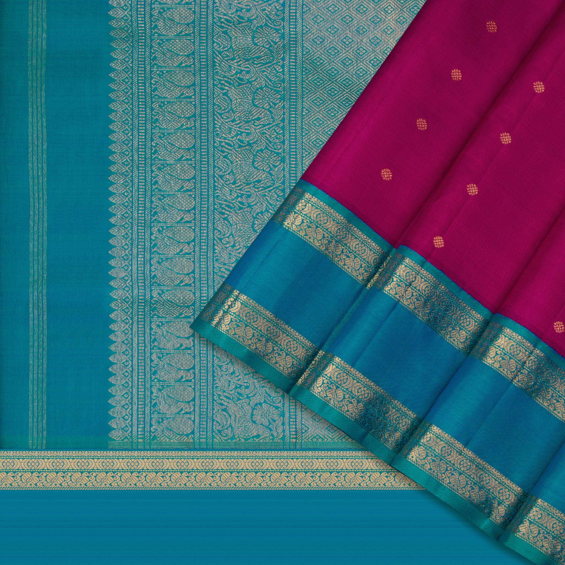 Kanakavalli Kanjivaram Silk Sari 22-595-HS001-10929 - Cover View