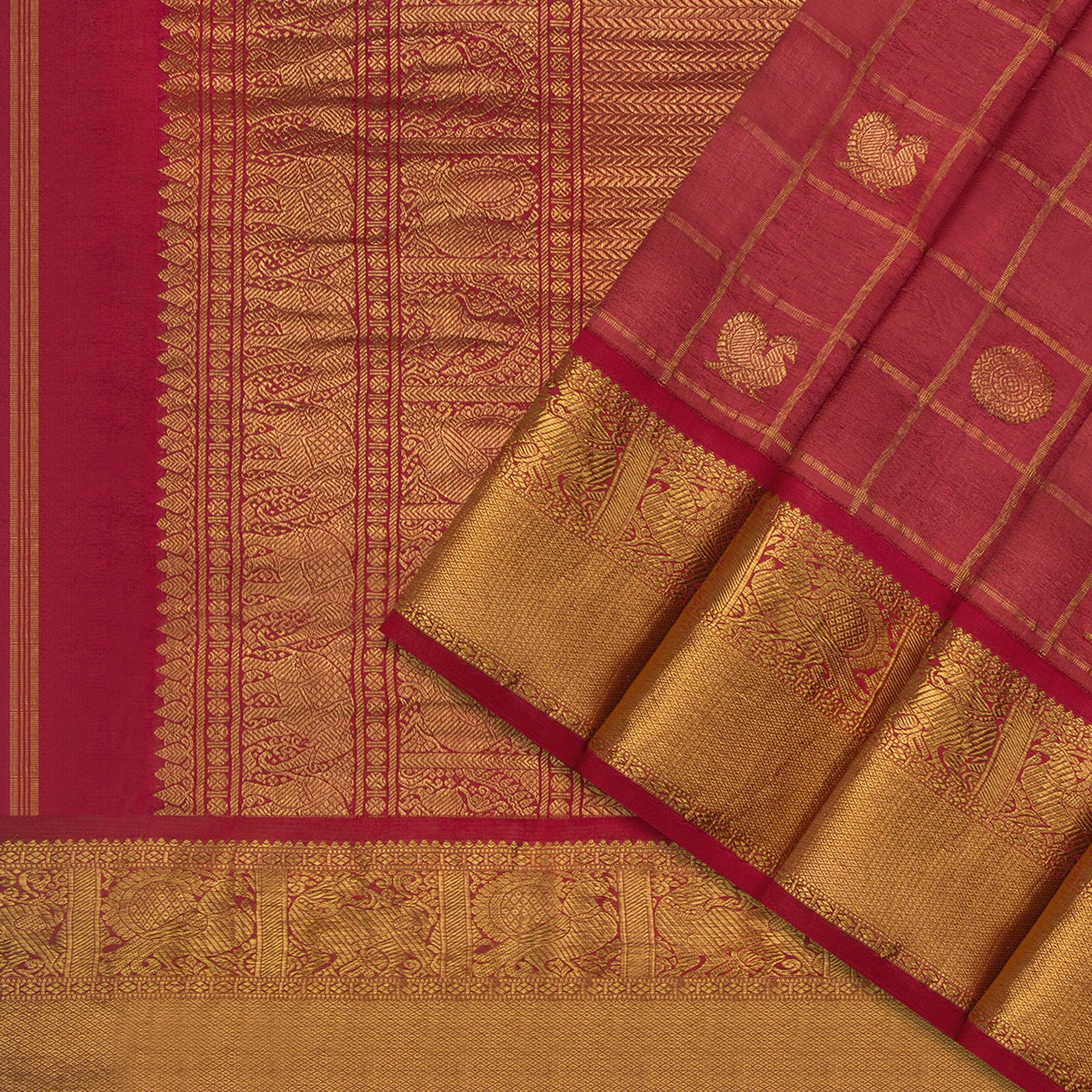Kanakavalli Kanjivaram Silk Sari 22-595-HS001-10954 - Cover View